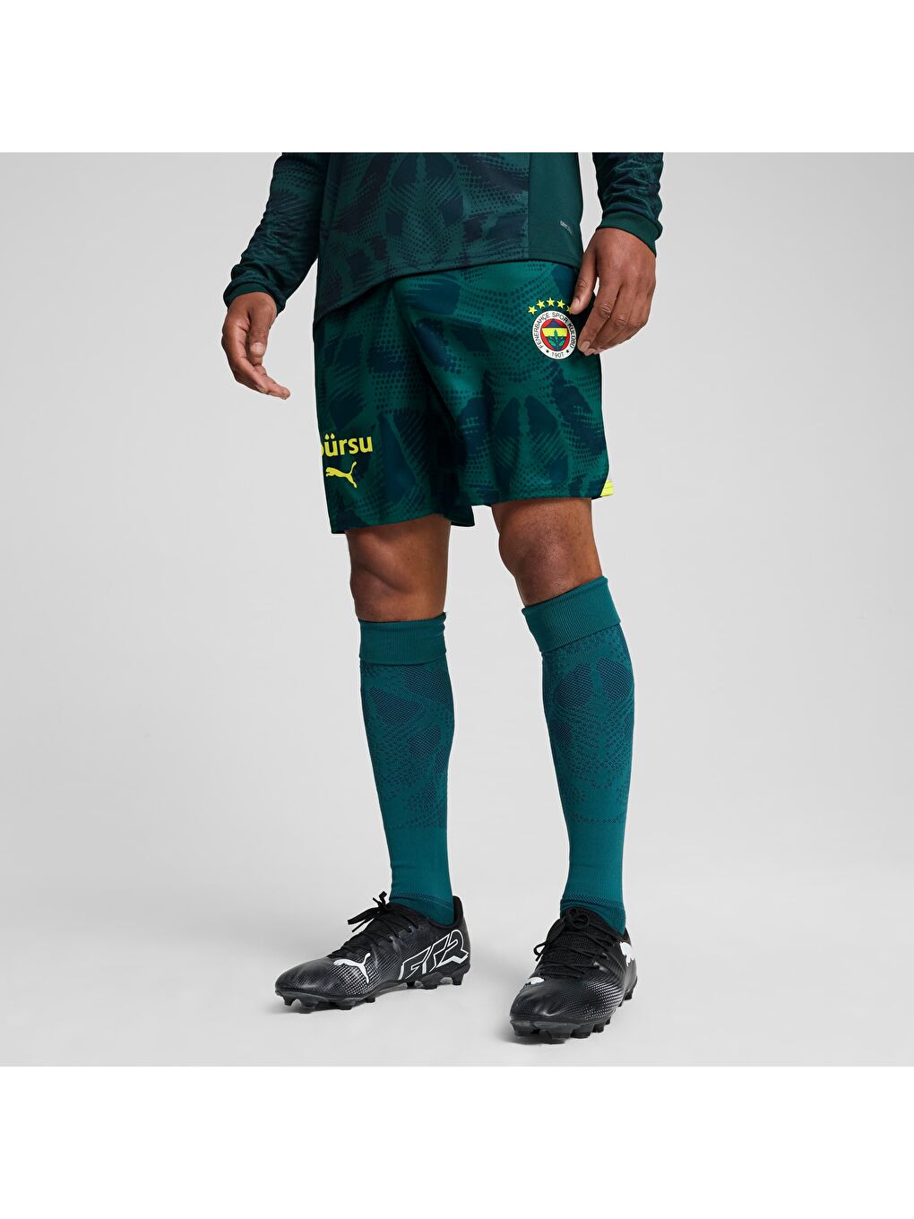 Yeşil Fenerbahçe S.K. 24/25 Erkek Kaleci Şort-6