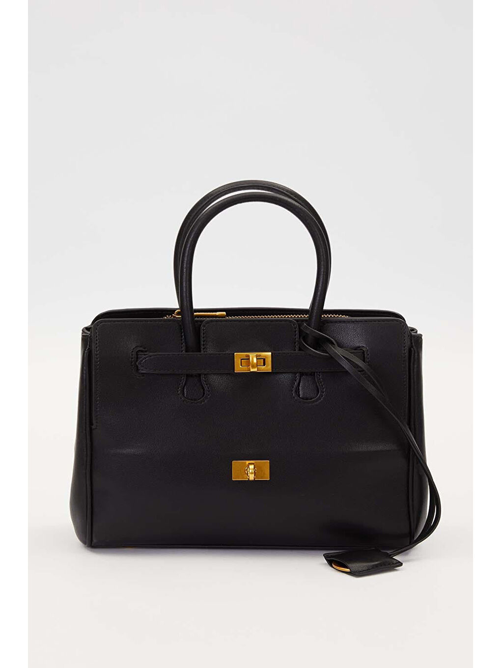 Premium Büyük Boy Yumuşak Deri Çanta 930316 Siyah