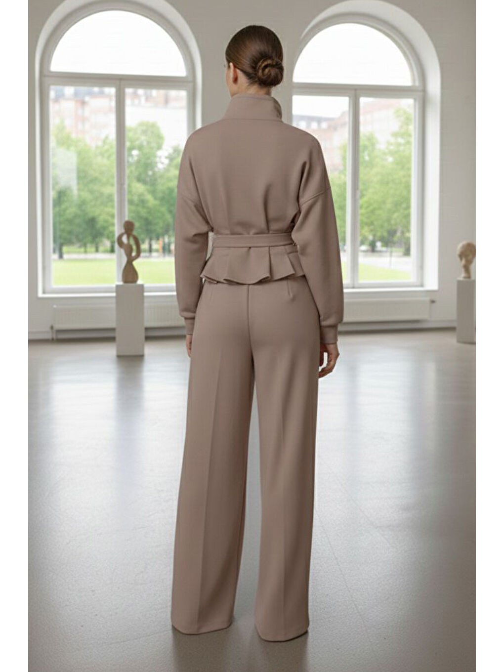 Bej Gipeli Modal İkili Takım Vizon - 28093-VIZON-2