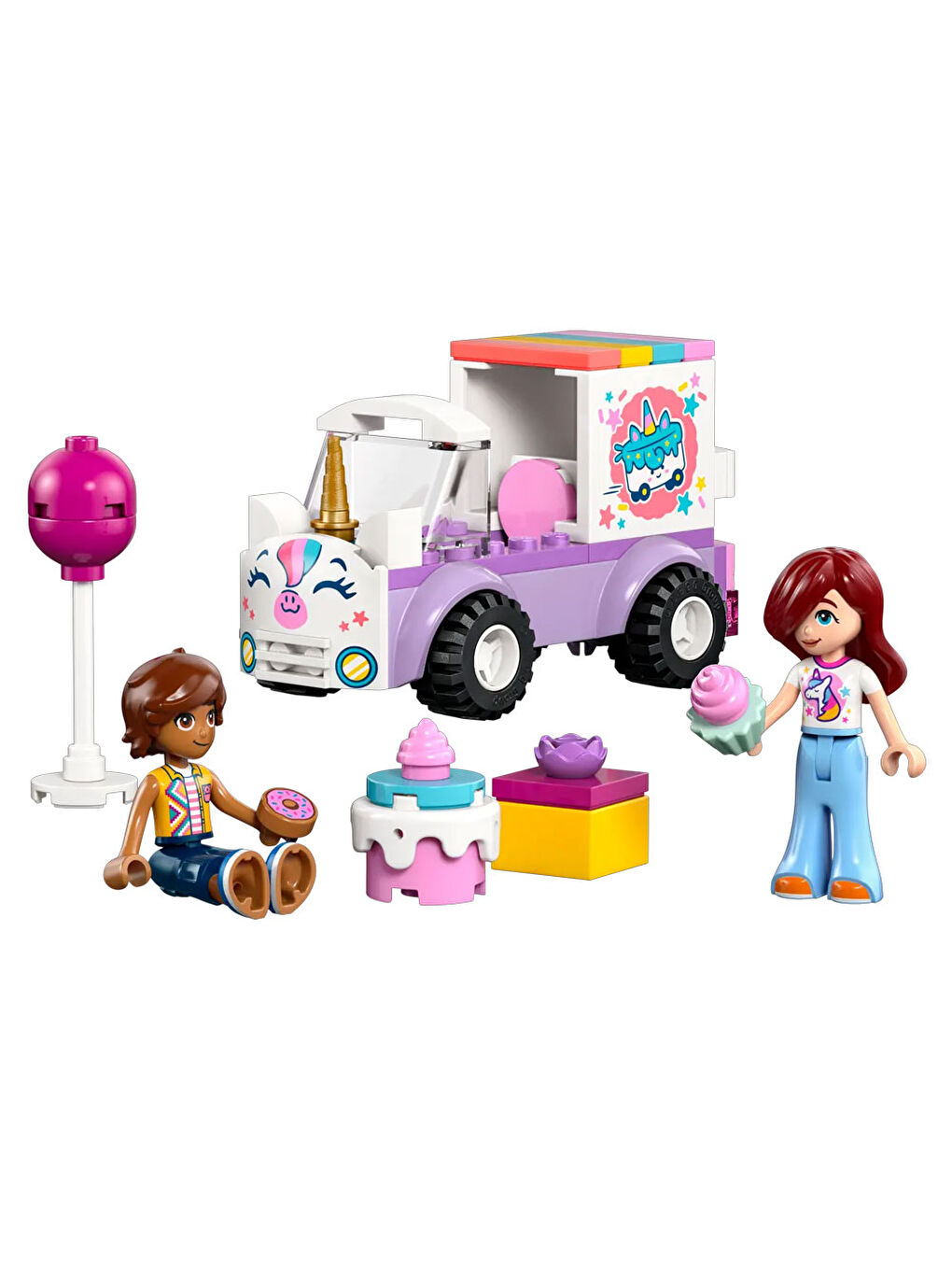 Friends Tek Boynuzlu At Pasta Dağıtım Arabası 42675-1