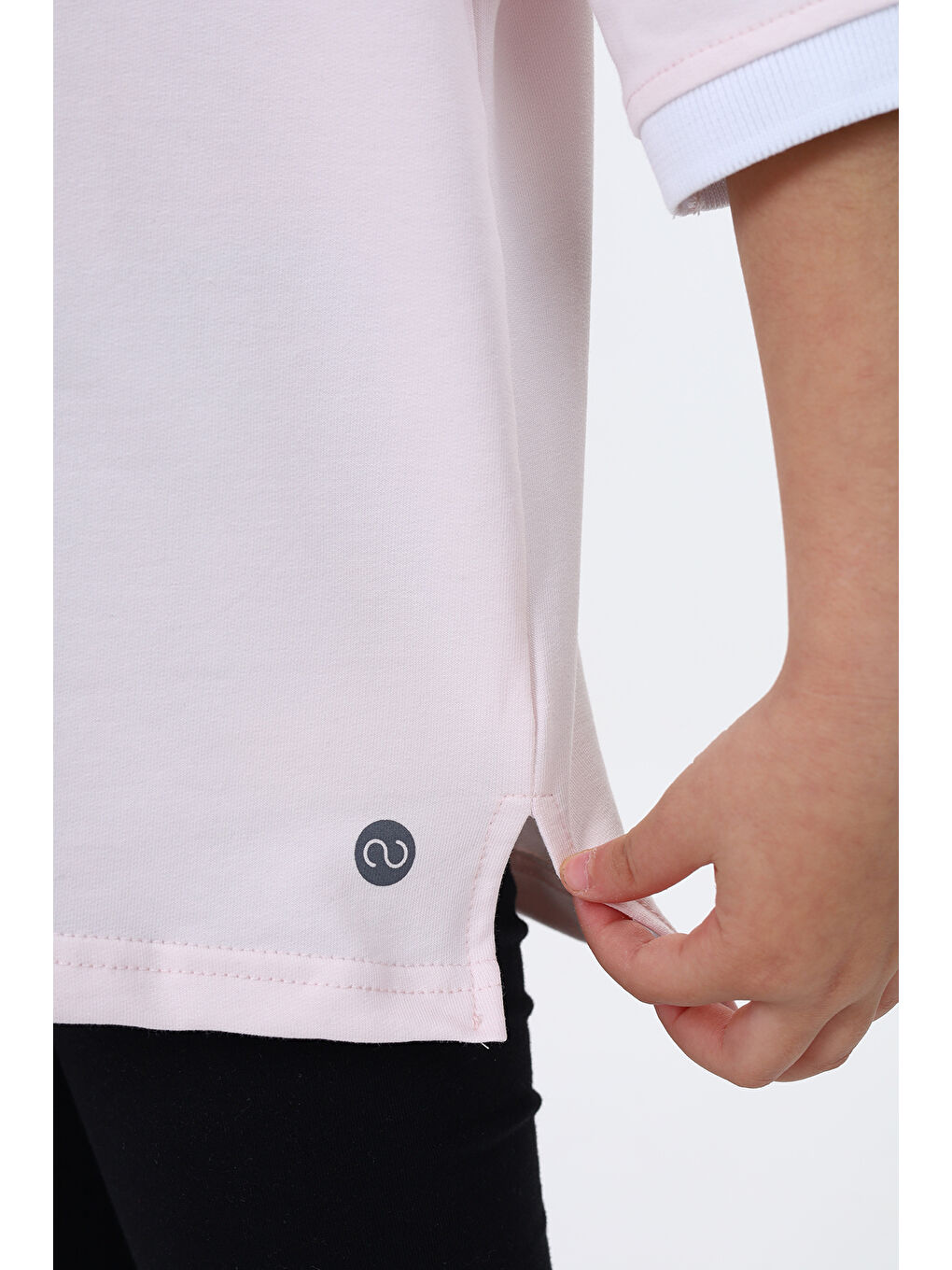 Pembe Kız Çocuk Baskılı Tişört-1