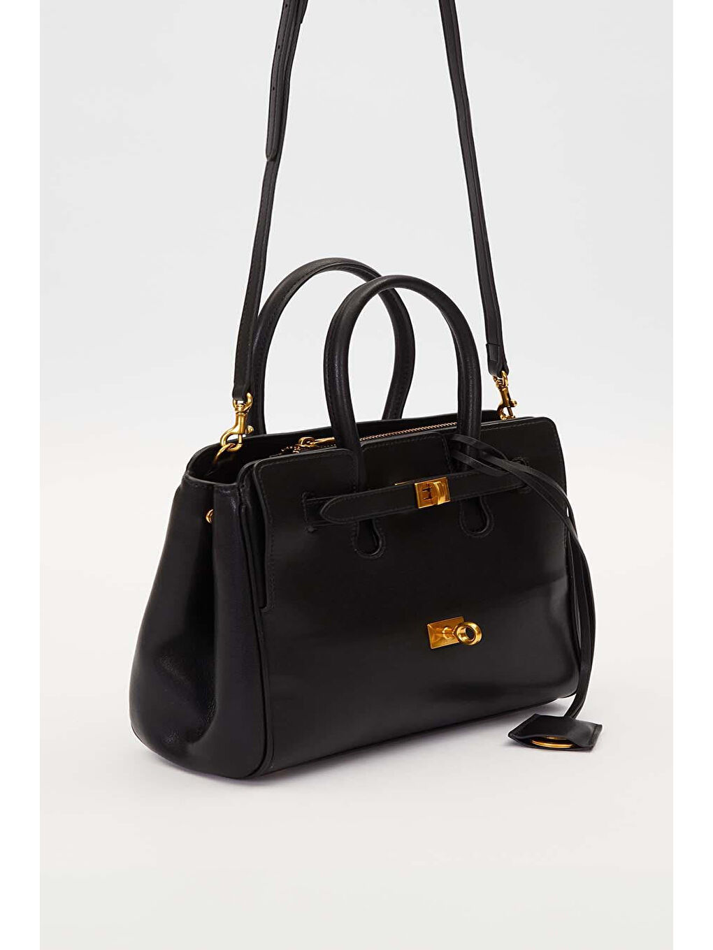 Premium Büyük Boy Yumuşak Deri Çanta 930316 Siyah-1