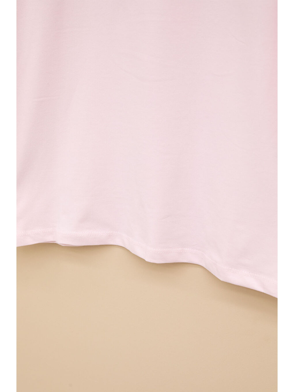 Pembe West Side Kabartmalı Yazılı Kız Çocuk Bisiklet Yaka Tişört 20973-2