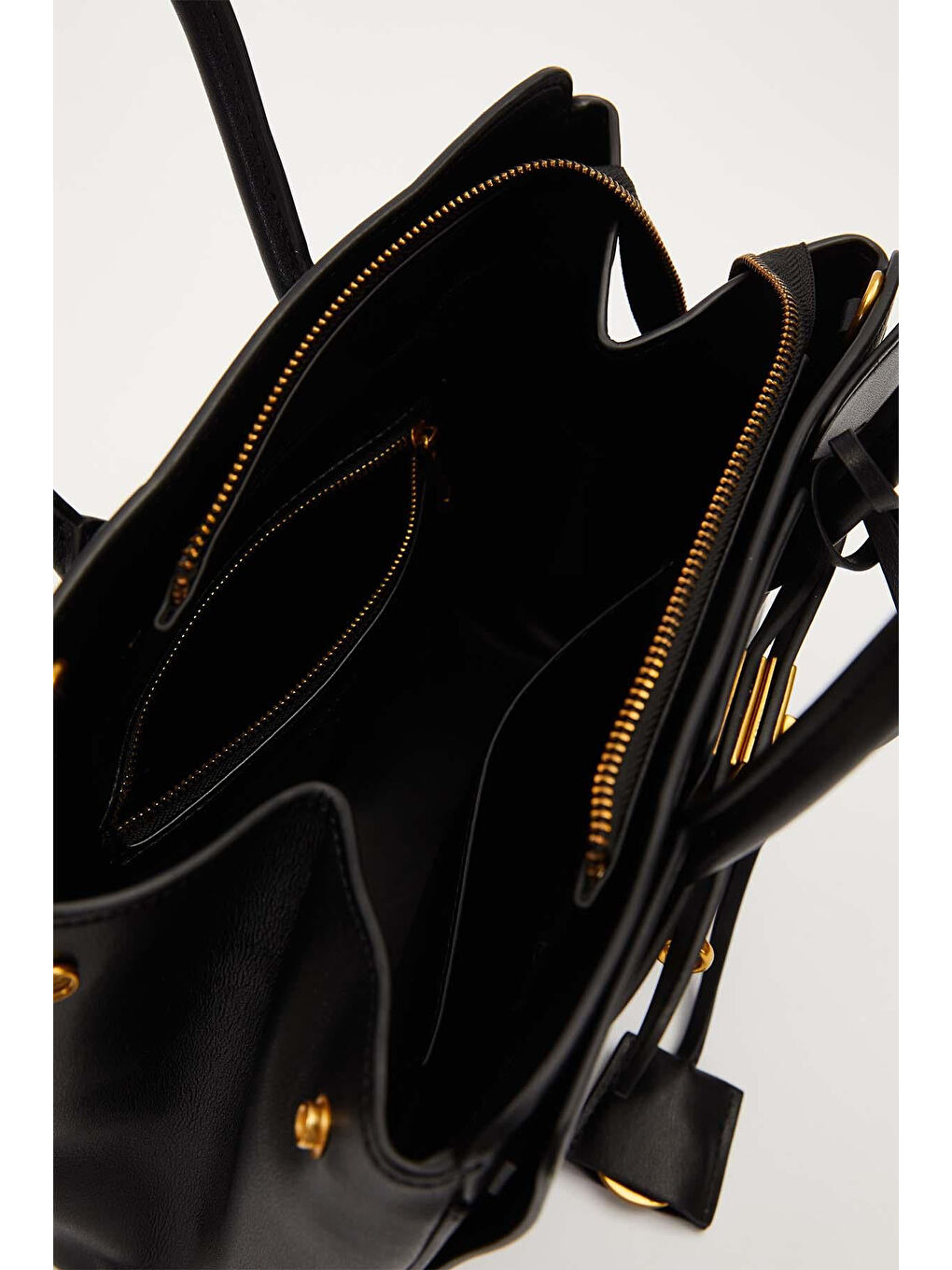 Premium Büyük Boy Yumuşak Deri Çanta 930316 Siyah-2