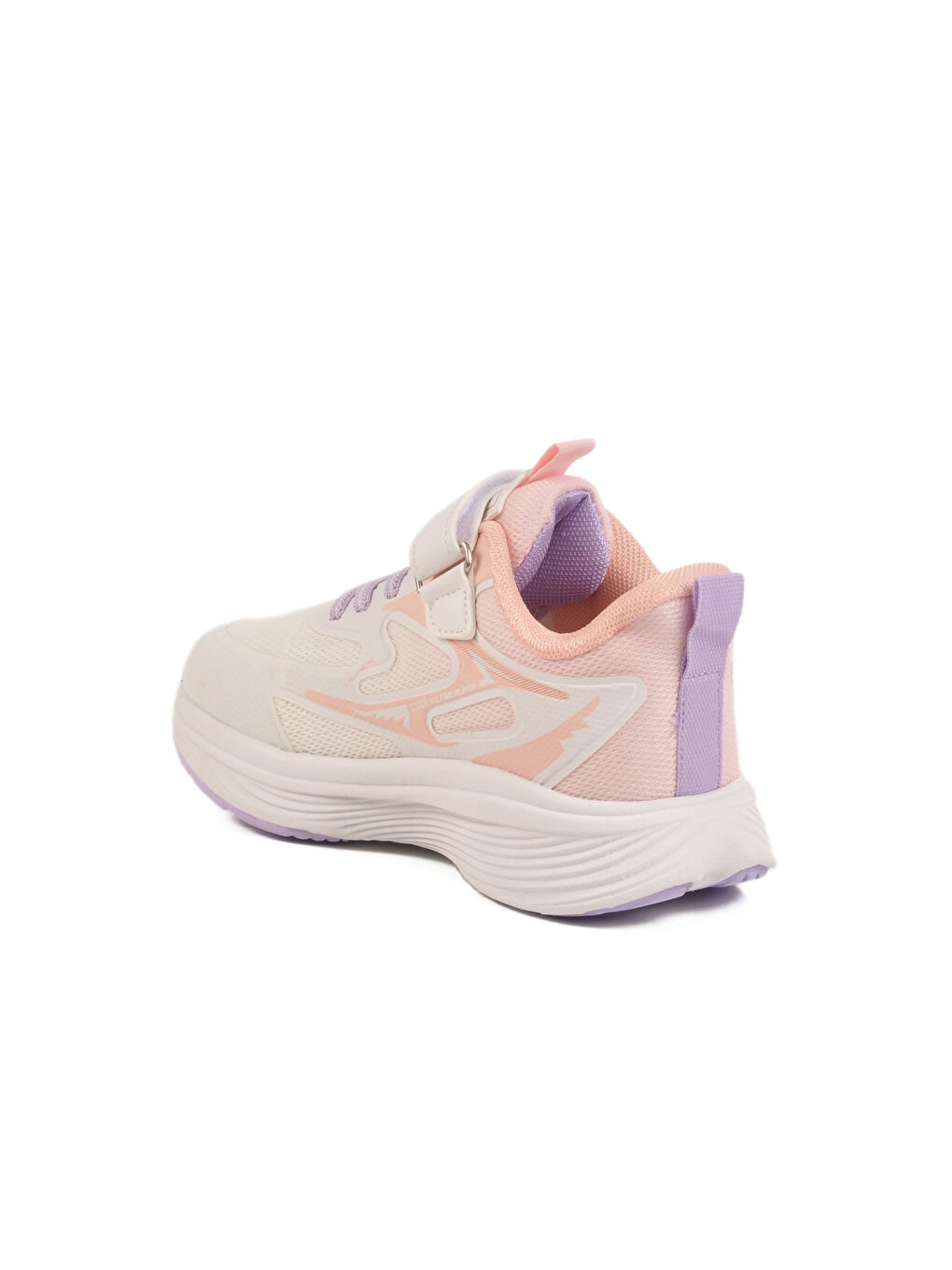 Pembe Somon Cırtlı Fileli Hafif Esnek Kız Çocuk Spor Ayakkabı Silva F-3