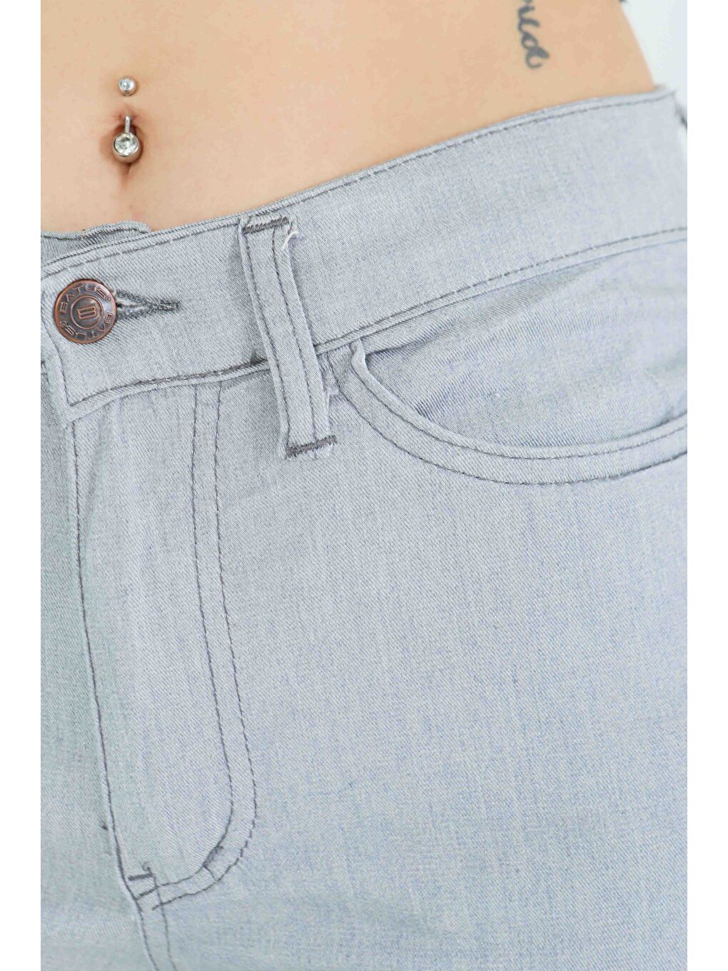 Palazzo Pantolon Gri - 27465-4