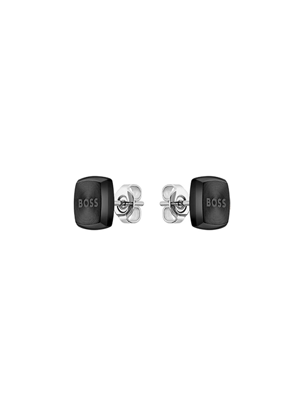 Siyah HBJ1580474 Erkek Küpe