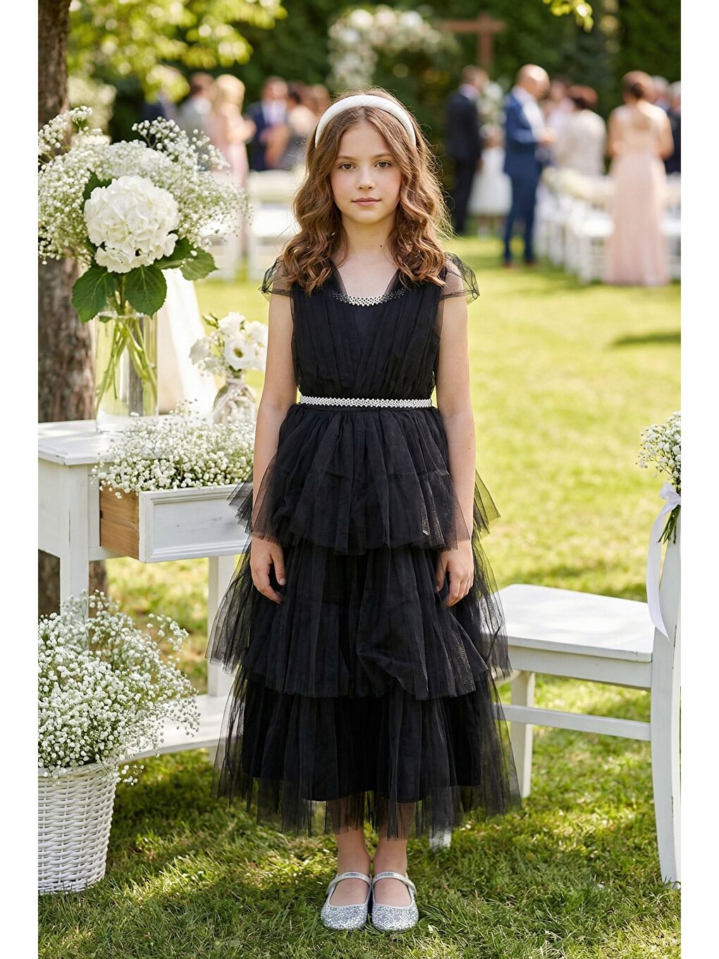 Siyah Kız Çocuk Abiye