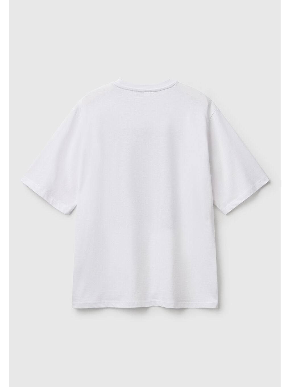 Kadın Mürdüm Mix Pamuk Karışımlı Baskılı T-Shirt-3