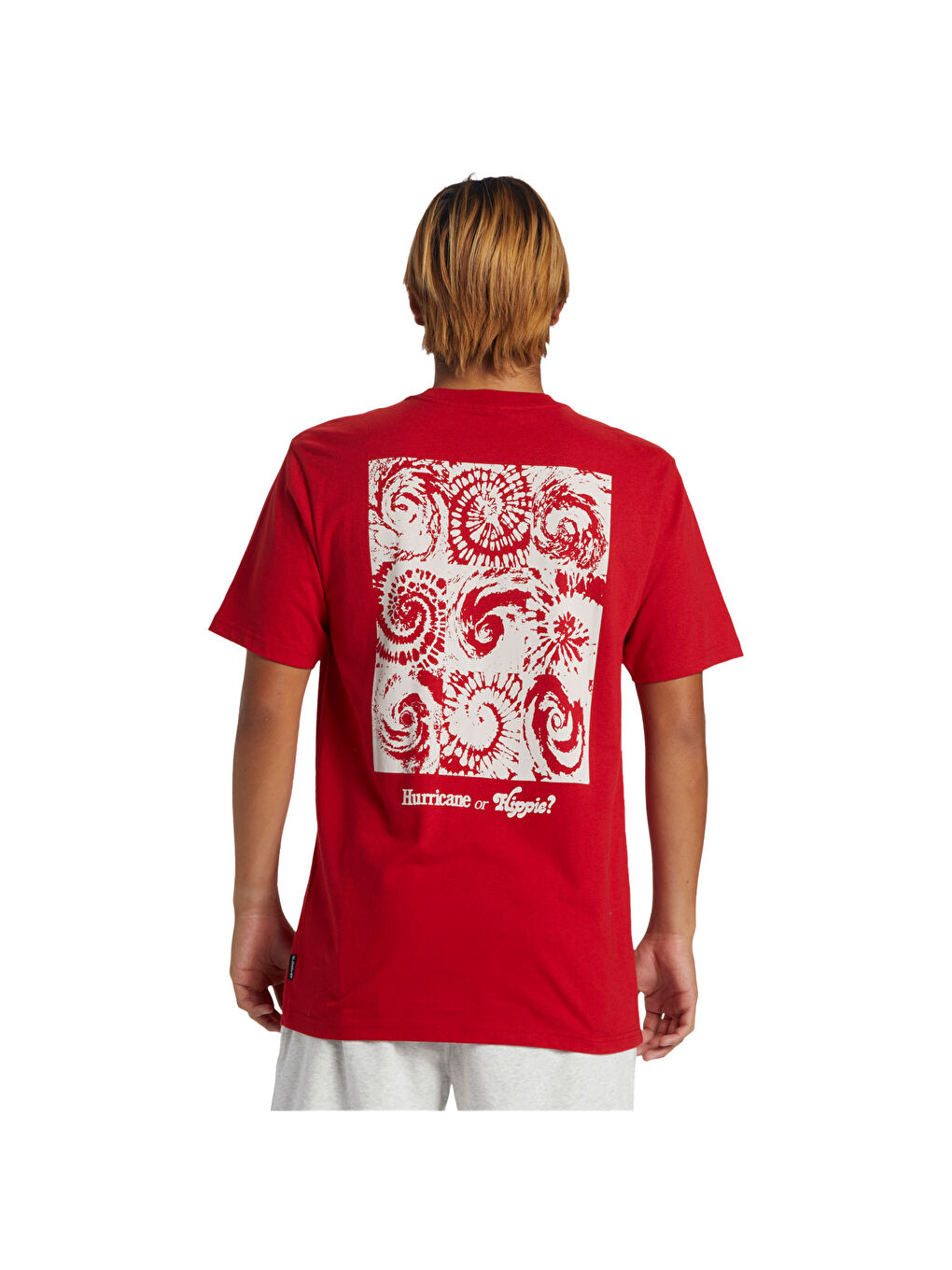 Hurricane Or Hippie Moe Erkek Kırmızı Tişört-3