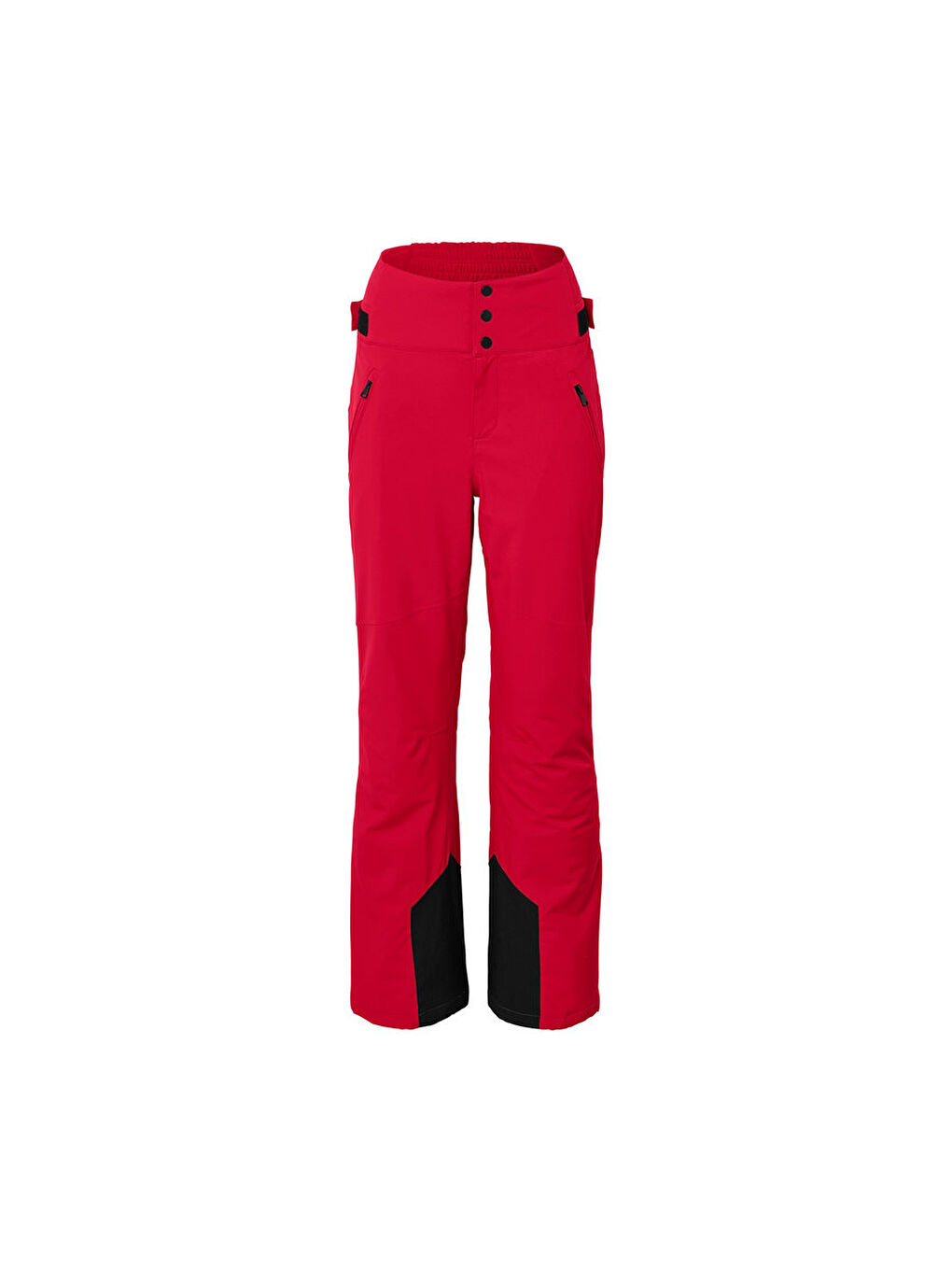 Kadın Kayak Pantolonu, Yük. Bel, Kırmızı-3