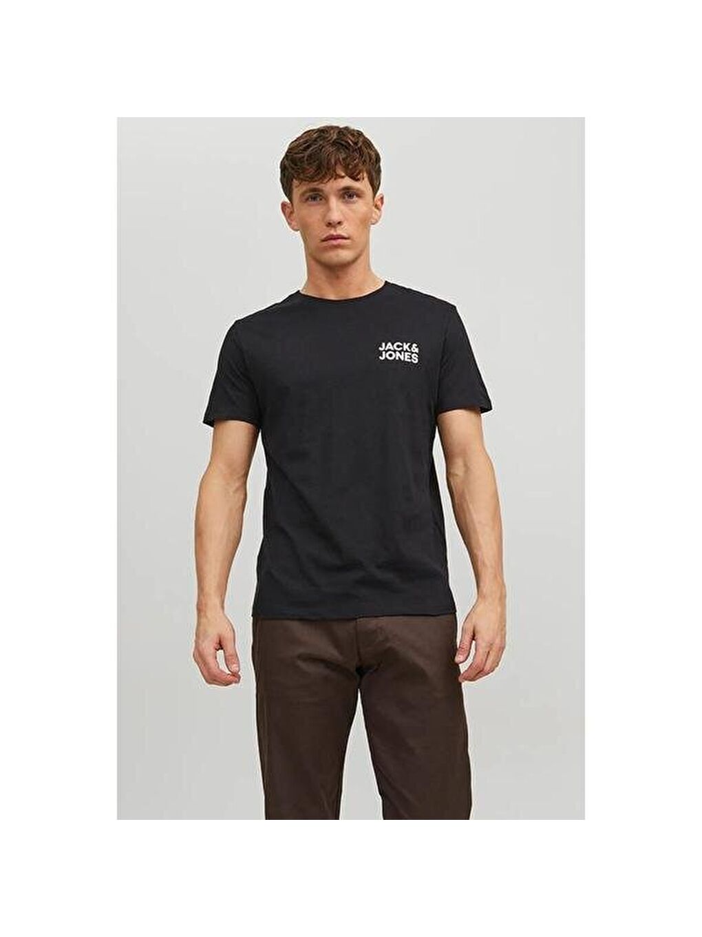 Jack&Jones Corp Logo Ss Erkek Siyah Tişört