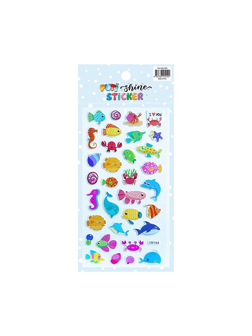Shine Sticker - Deniz Hayvanları (10144)