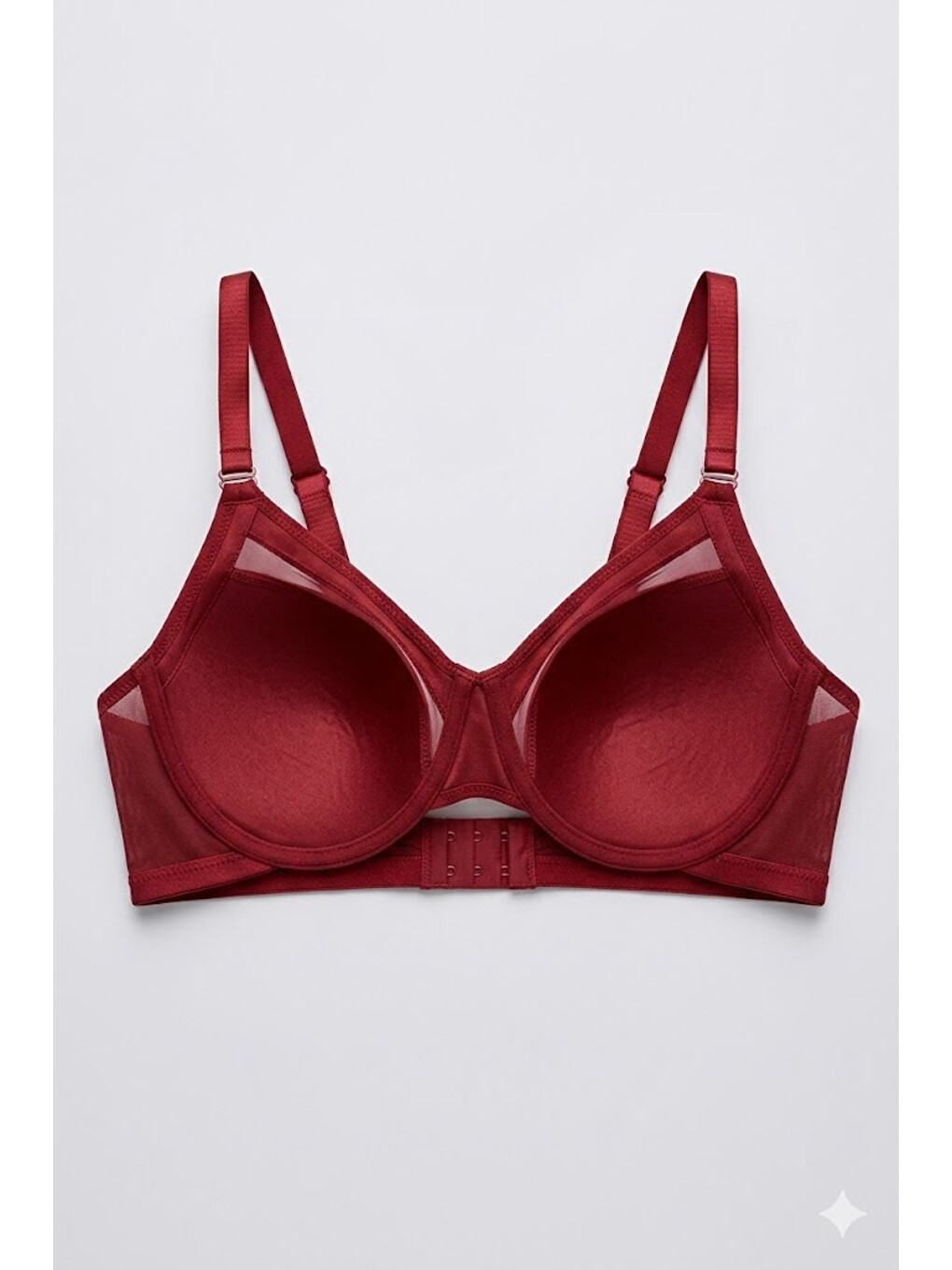 C16001 Balensiz Minimizer Sütyen Bordo