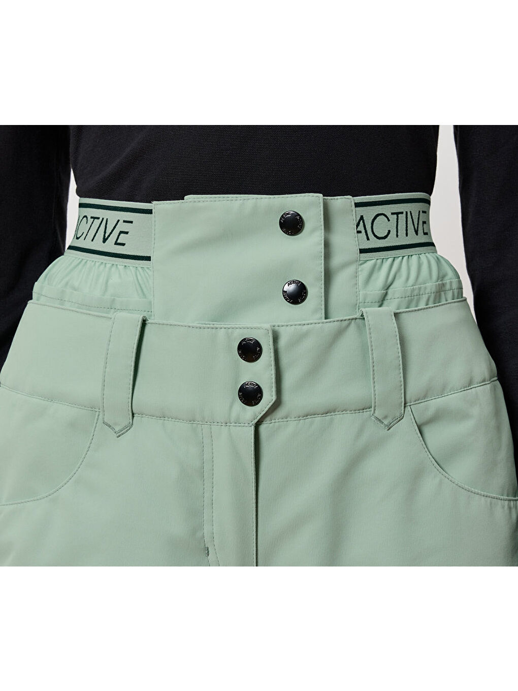 Kadın Kayak ve Snowboard Pantolonu,Yeşil-2