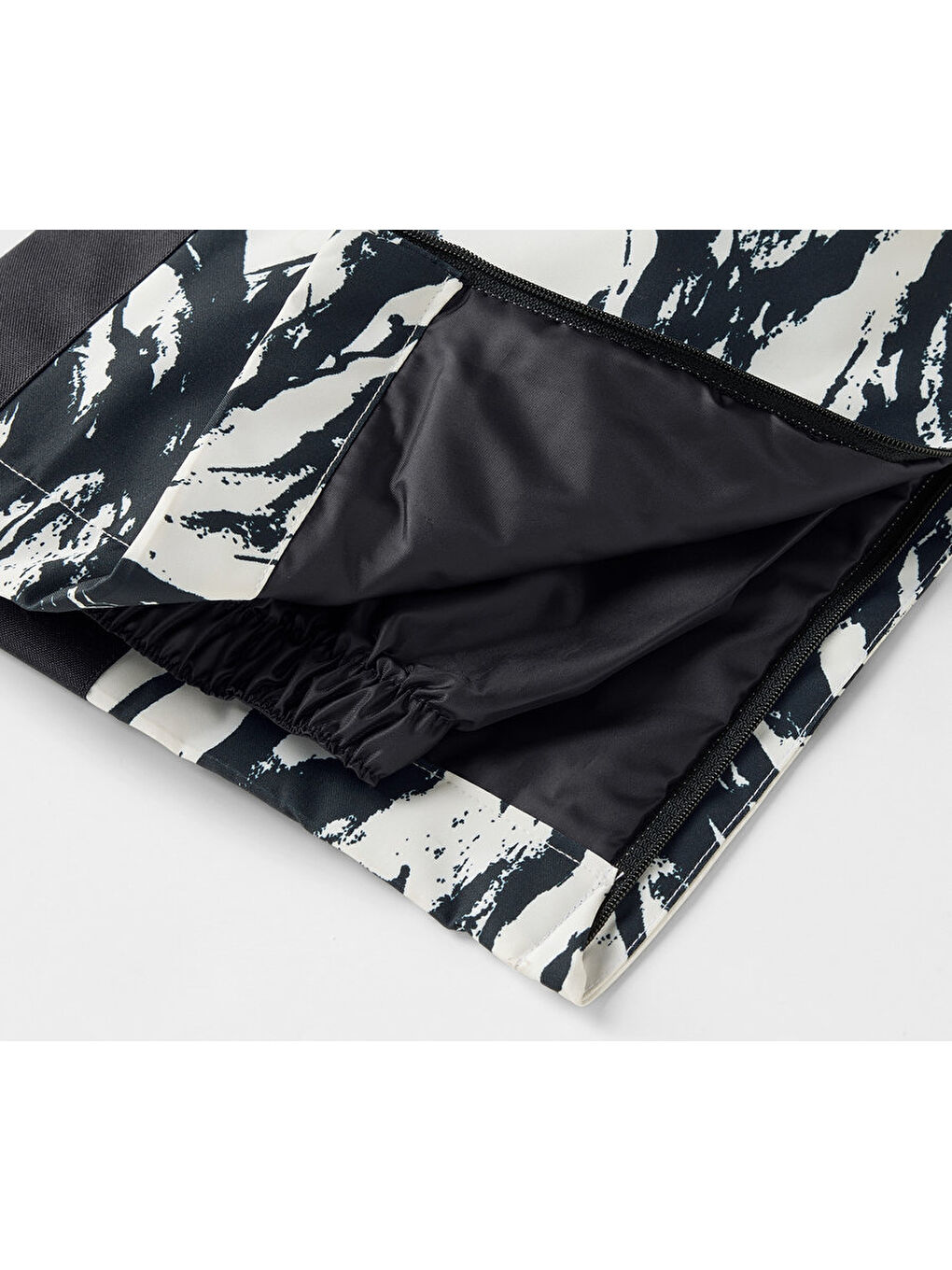 Siyah Kadın Kayak Pantolonu, T.Baskılı-5