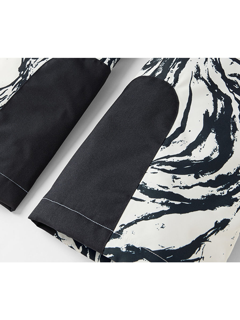 Siyah Kadın Kayak Pantolonu, T.Baskılı-6