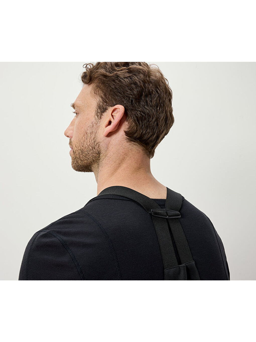 Erkek Kayak Pantolonu, Spor, Siyah-2