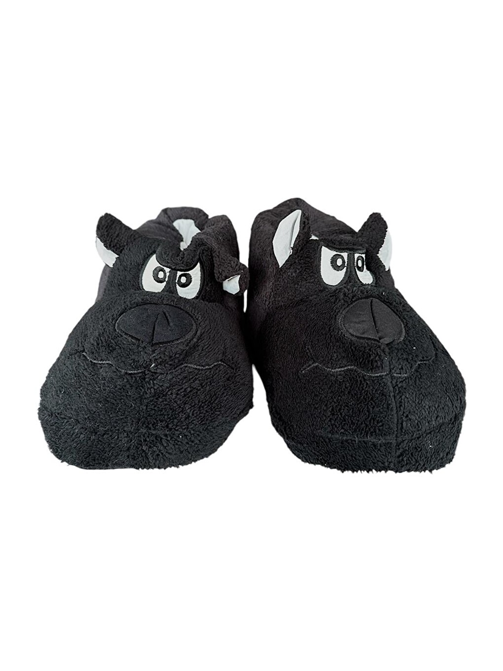 Siyah Unisex Panduf Ses Yapmayan Ev Patiği Sİyah-3