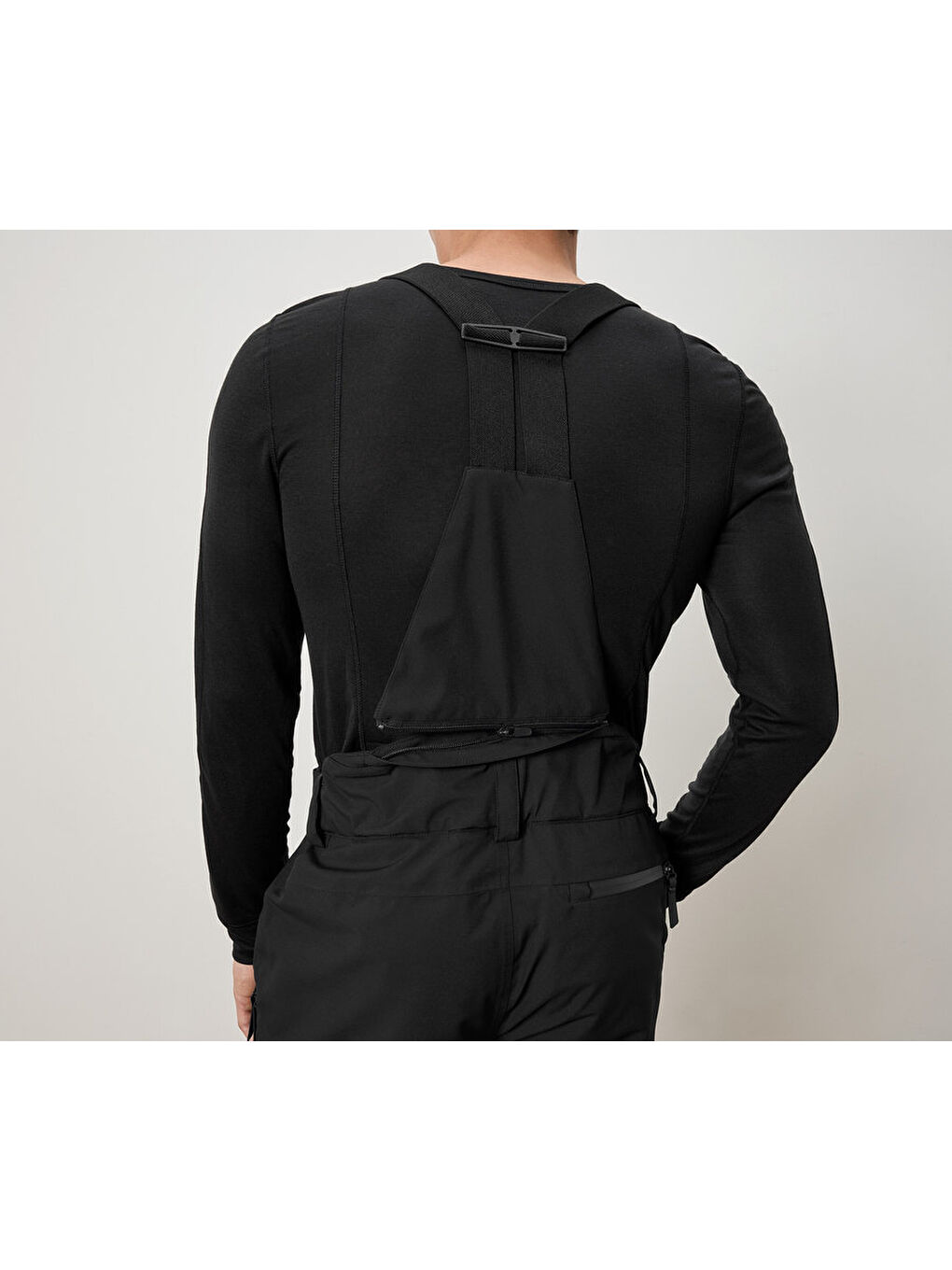 Erkek Kayak Pantolonu, HighTech, Siyah-1