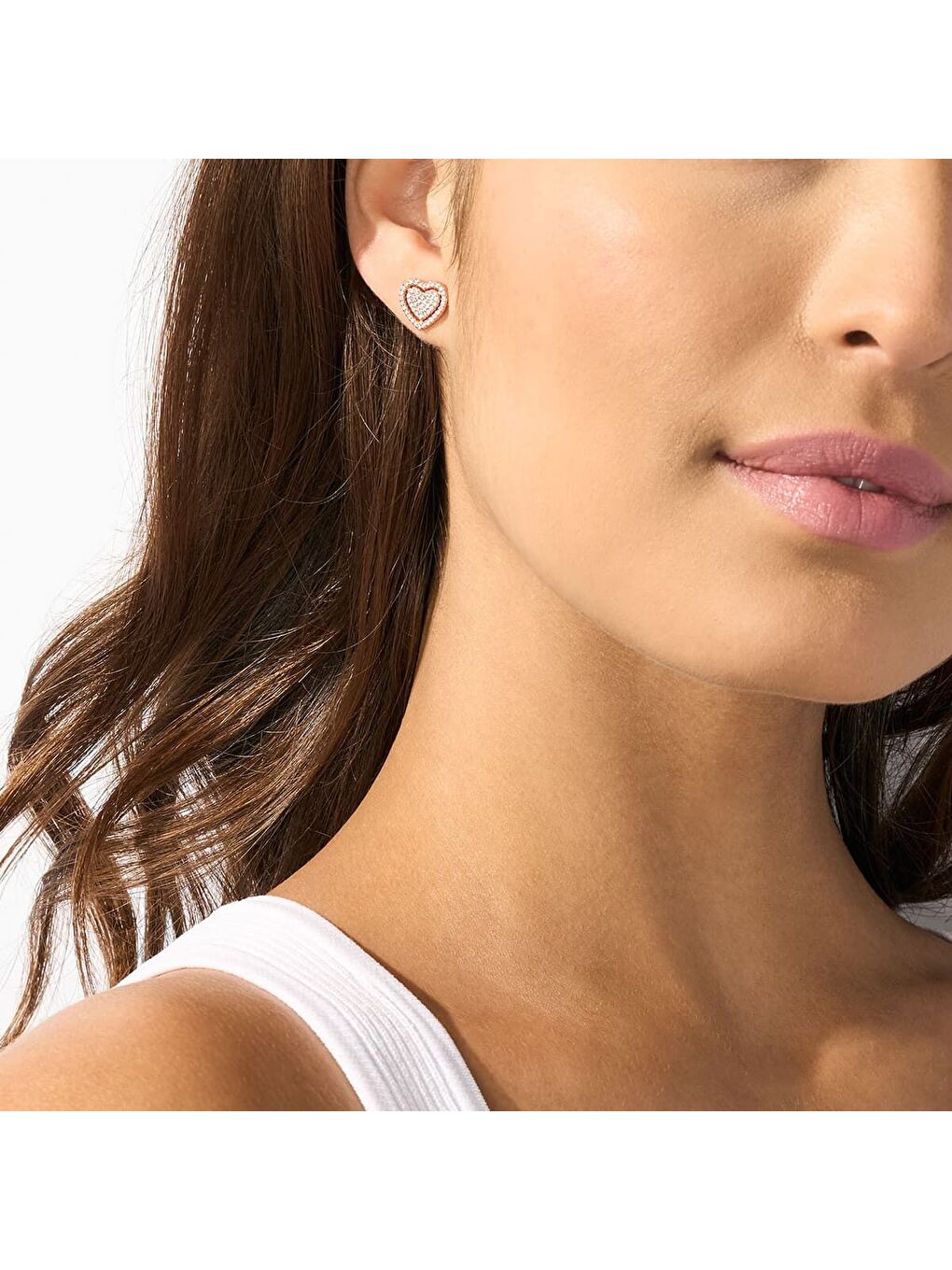 Pembe MKC1750CZ-791 Kalpli Kadın Küpe-3