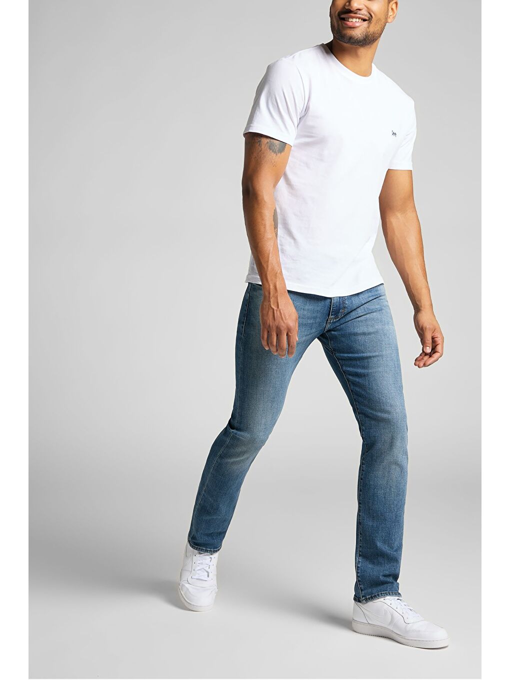Yeşil Extreme Motion Slim Fit Dar Kesim Normal Bel Mavi Esnek Jean Pantolon-1