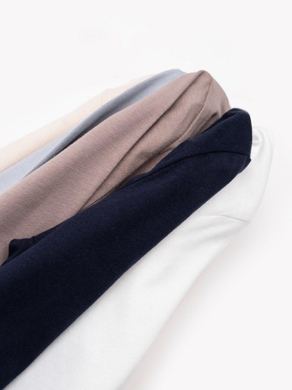 Beyaz Erkek Çocuk %100 Pamuk 'li Set Uzun Kollu Düz Tişört-2