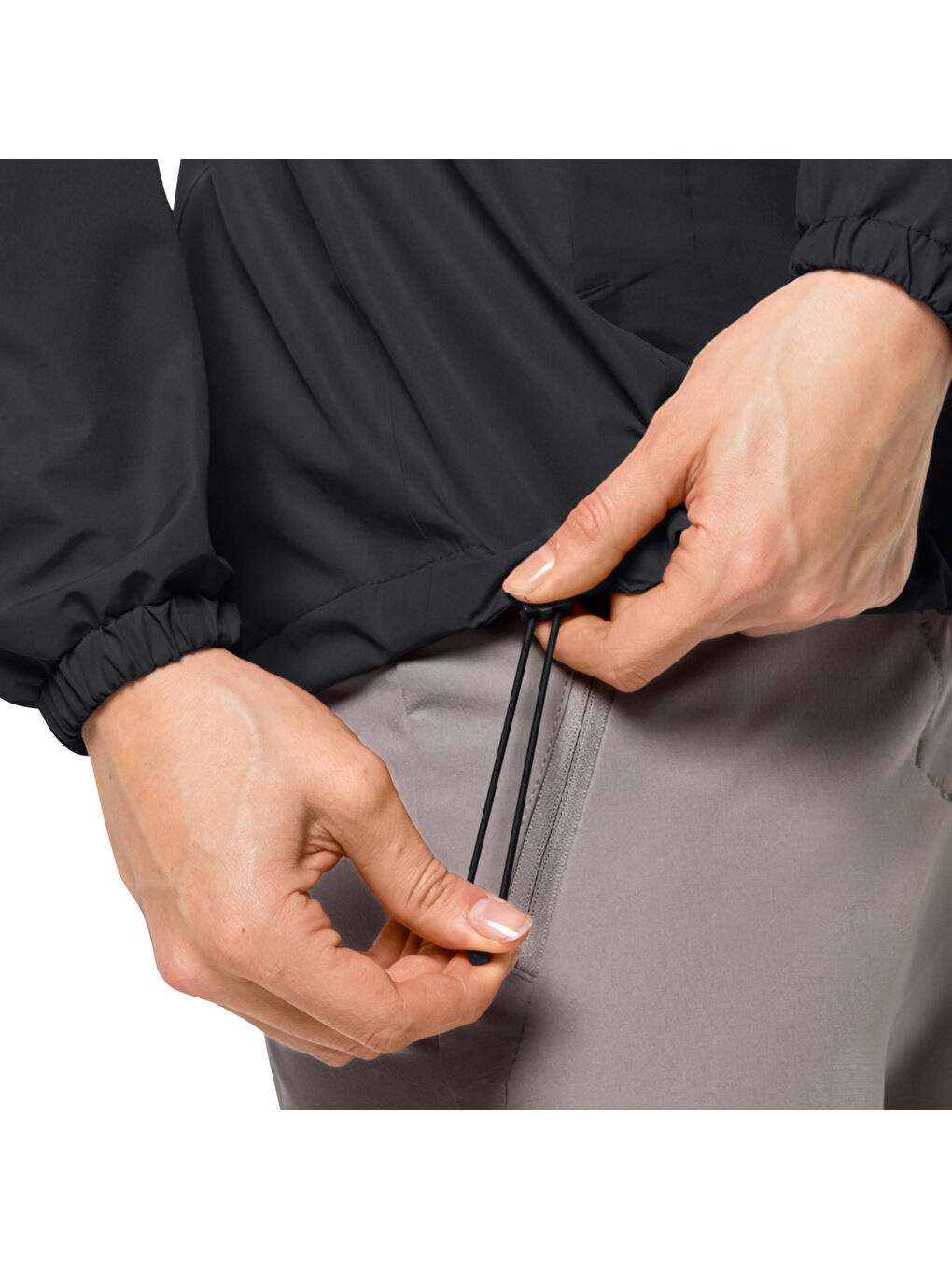 Stormy Point 2l Kadın Siyah Outdoor Ceketi-3