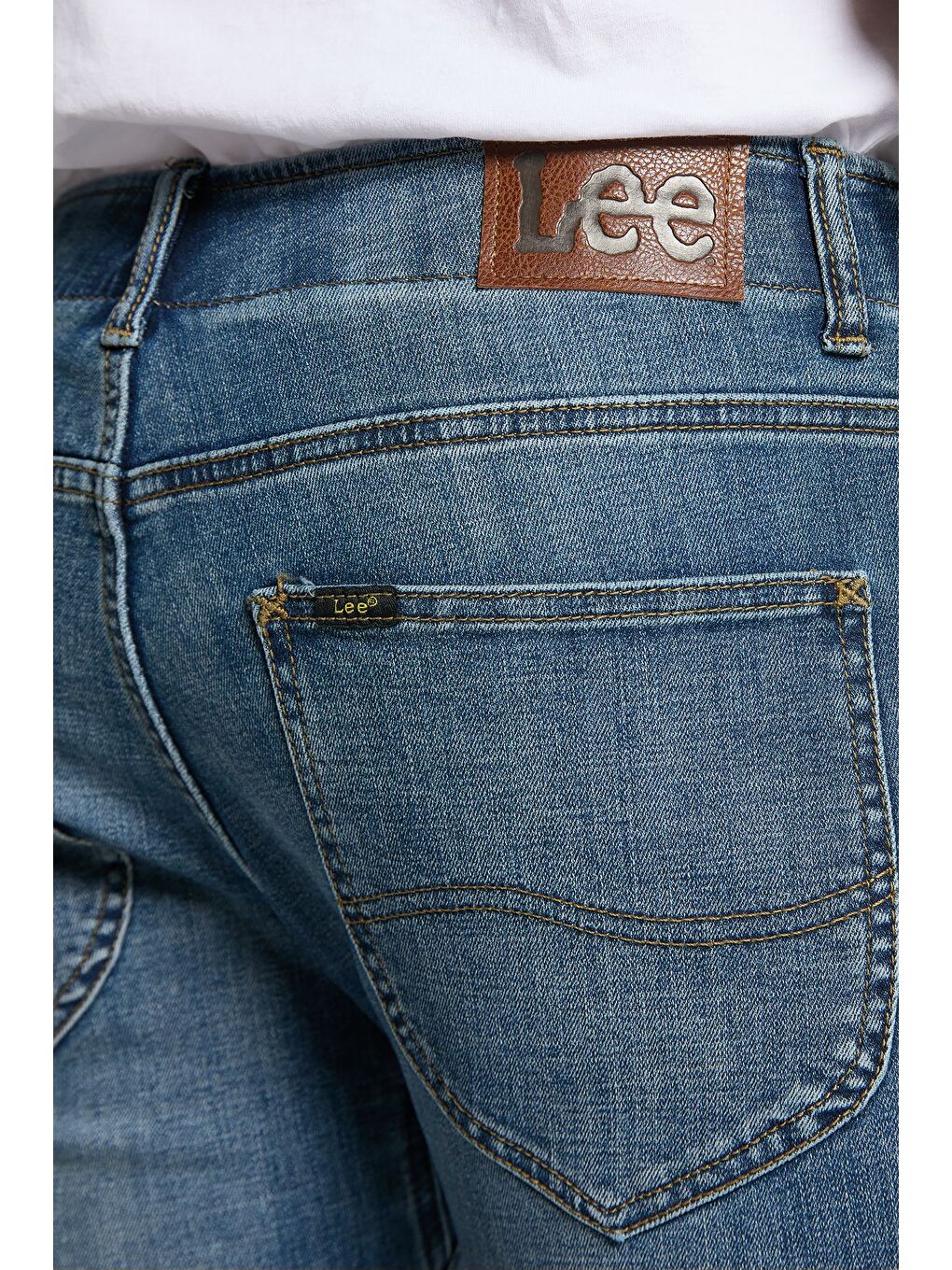 Yeşil Extreme Motion Slim Fit Dar Kesim Normal Bel Mavi Esnek Jean Pantolon-4