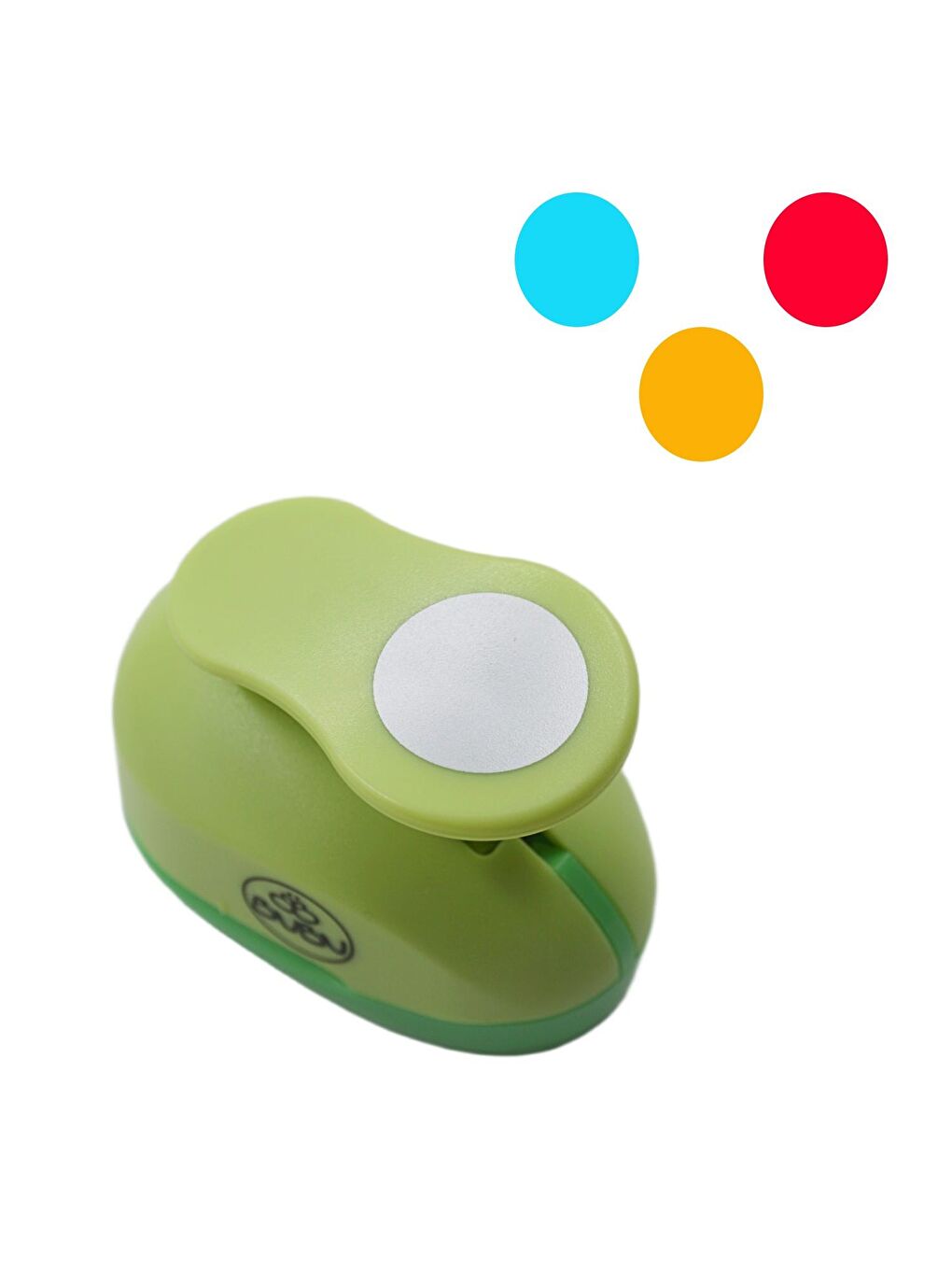 Şekilli Eva Ve Kağıt Delgeci 1 İnc (BUBU-00020) Yeşil