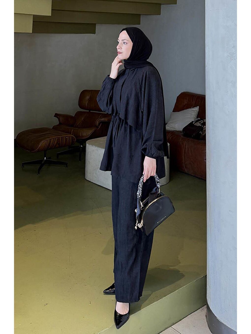 Batik Desen Takım Siyah-1