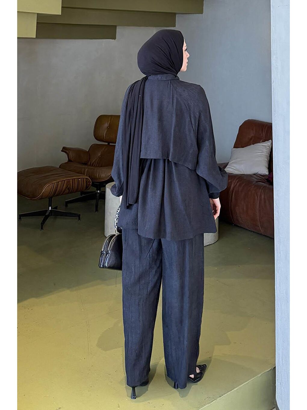 Batik Desen Takım Siyah-3