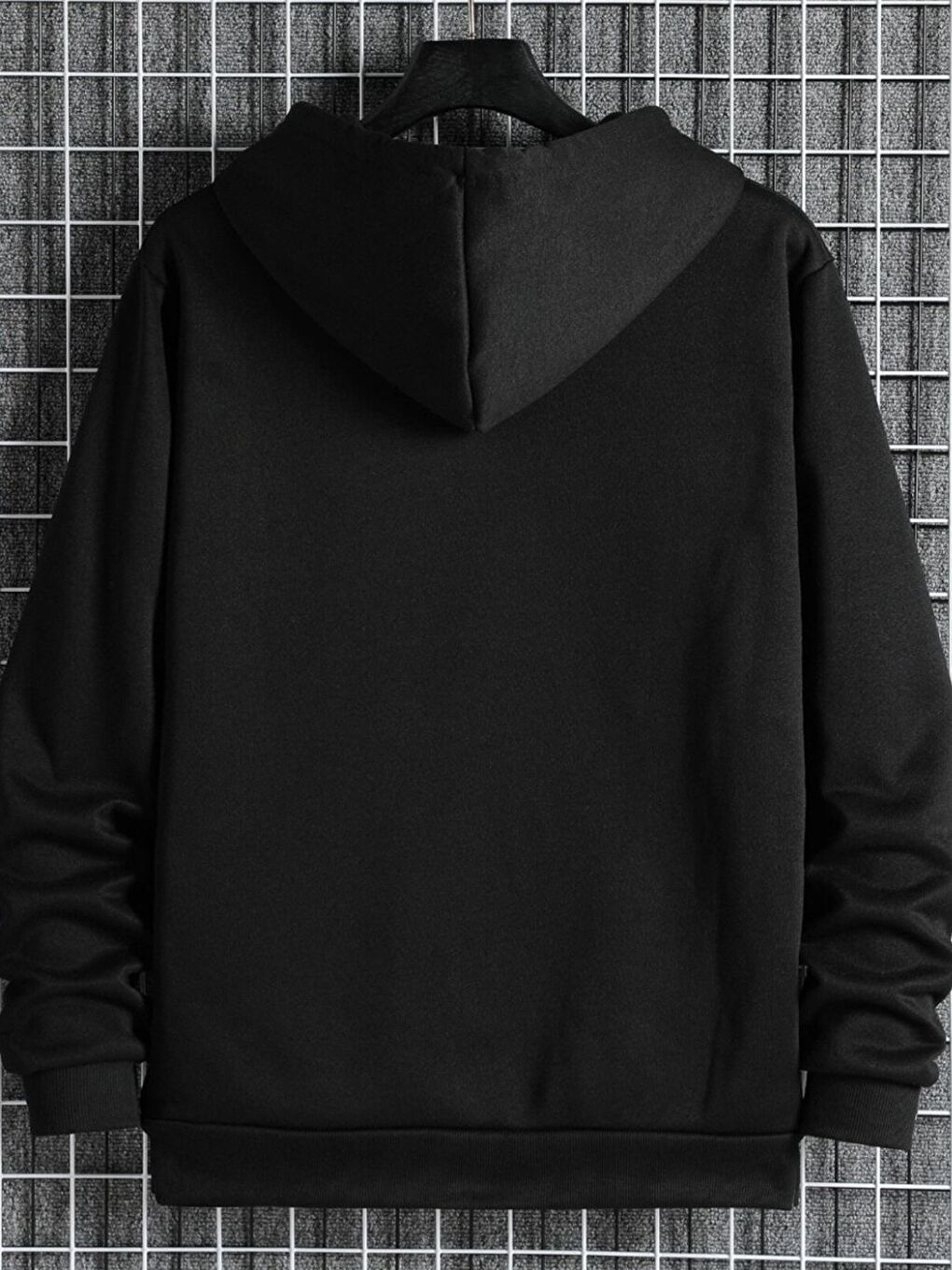 Siyah Fermuarlı Hırka Sweatshirt Orta Kalınlıkta-1