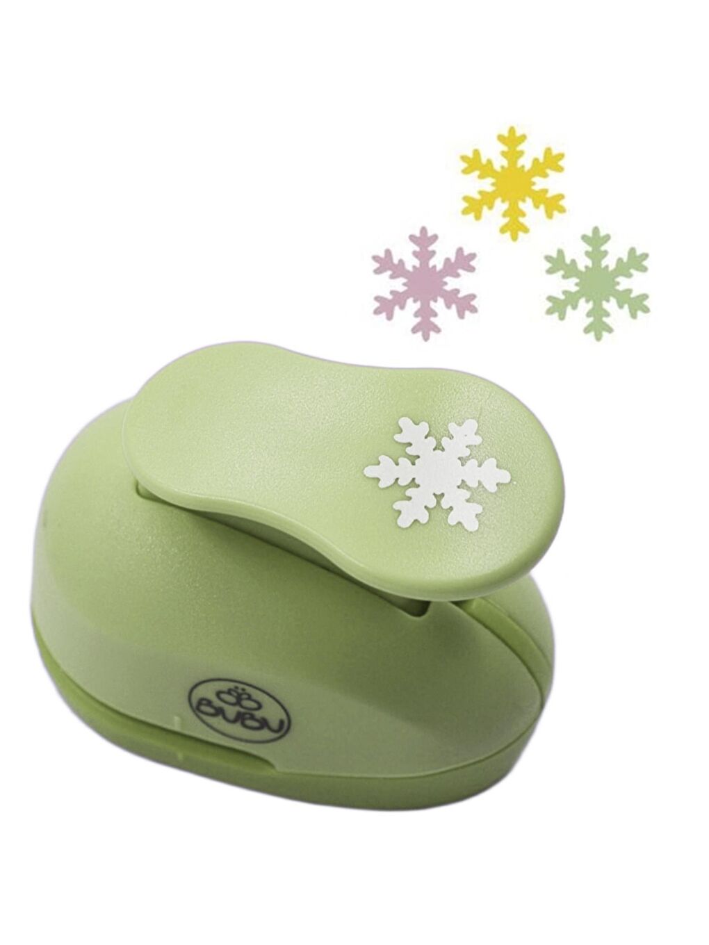 Şekilli Eva Ve Kağıt Delgeci 1 İnc (BUBU-00020) Yeşil