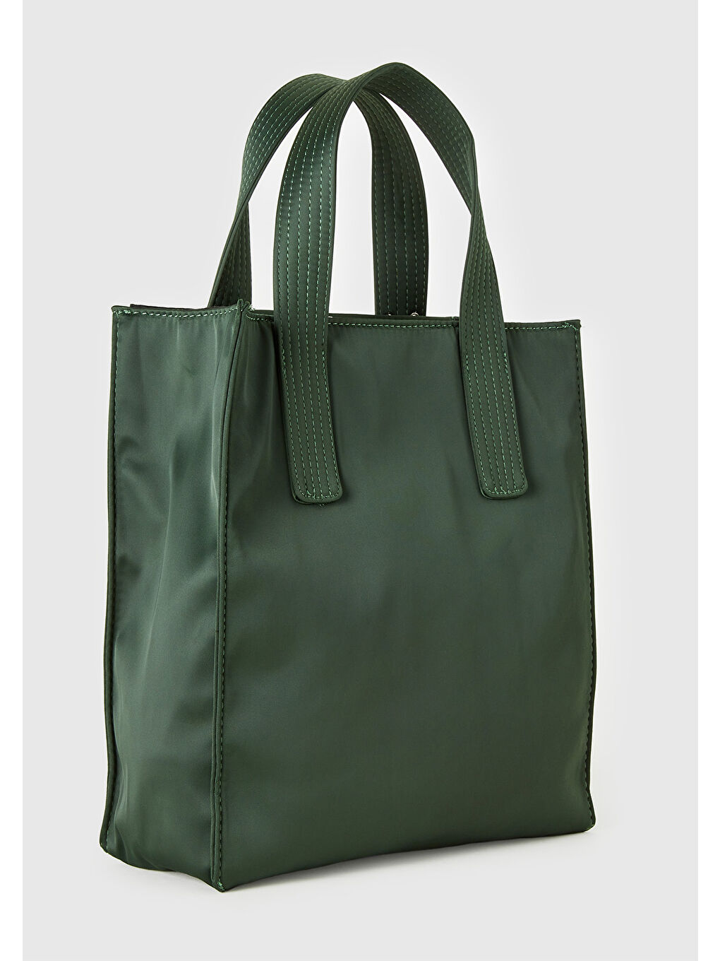 Kadın Haki Yeşili Metal Detaylı Cepli Askılı Omuz Çantası-1