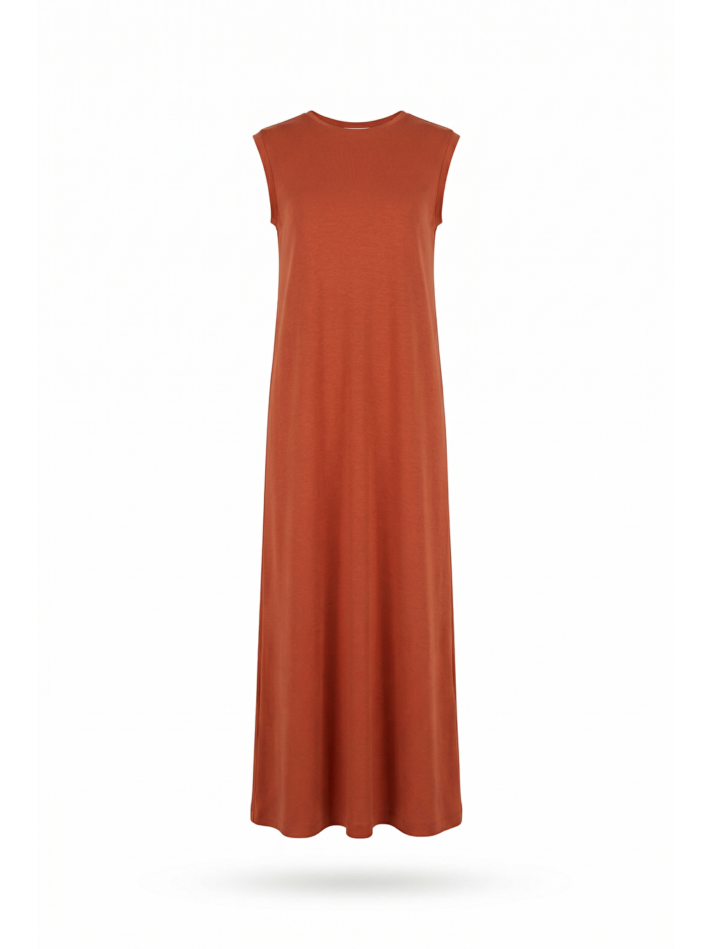 Kahverengi Kiremit-İki Parçalı Elbise-4