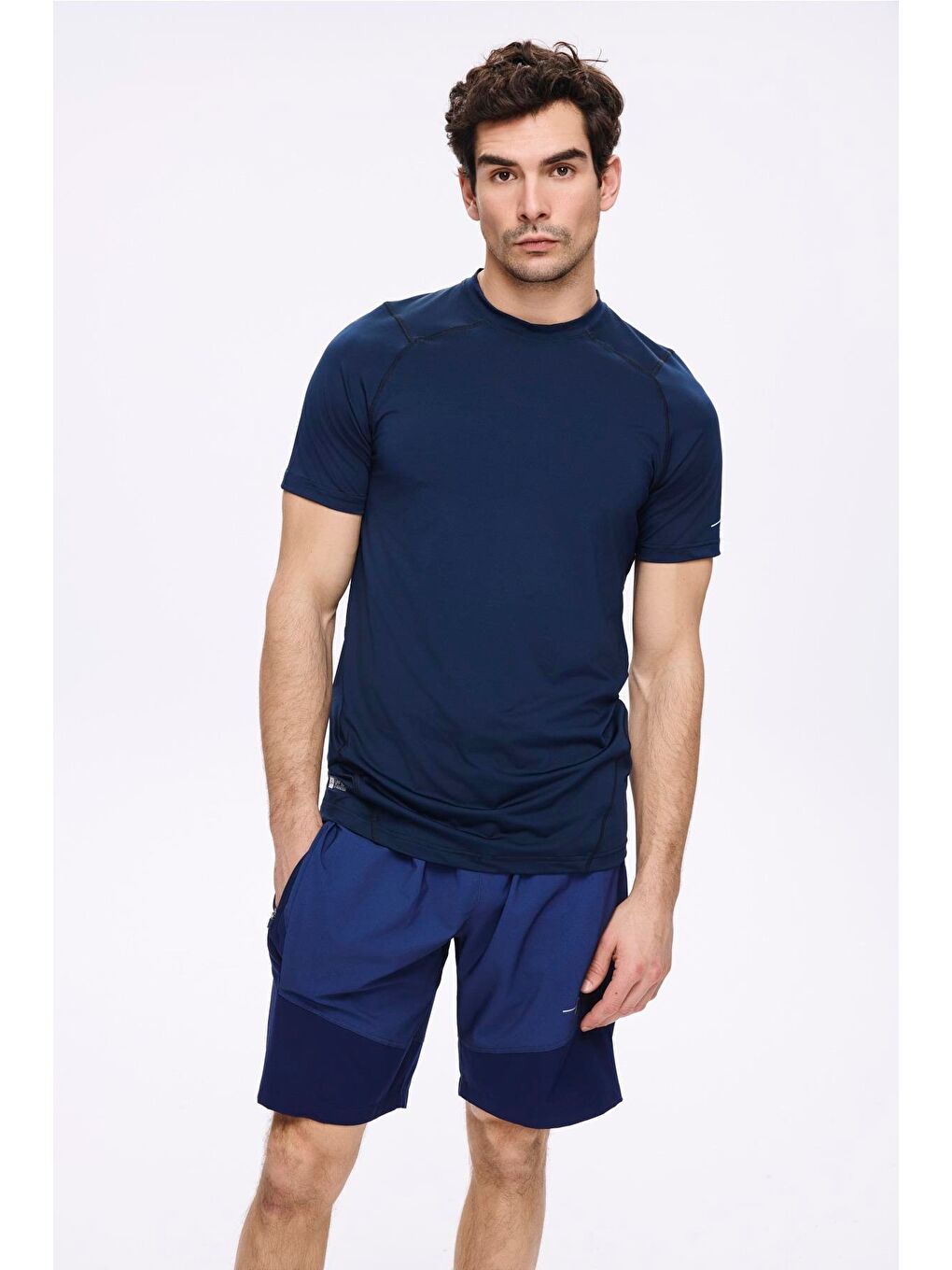 Spor Kesim Lacivert Erkek Kısa Havuz Ve Deniz Şortu 5031