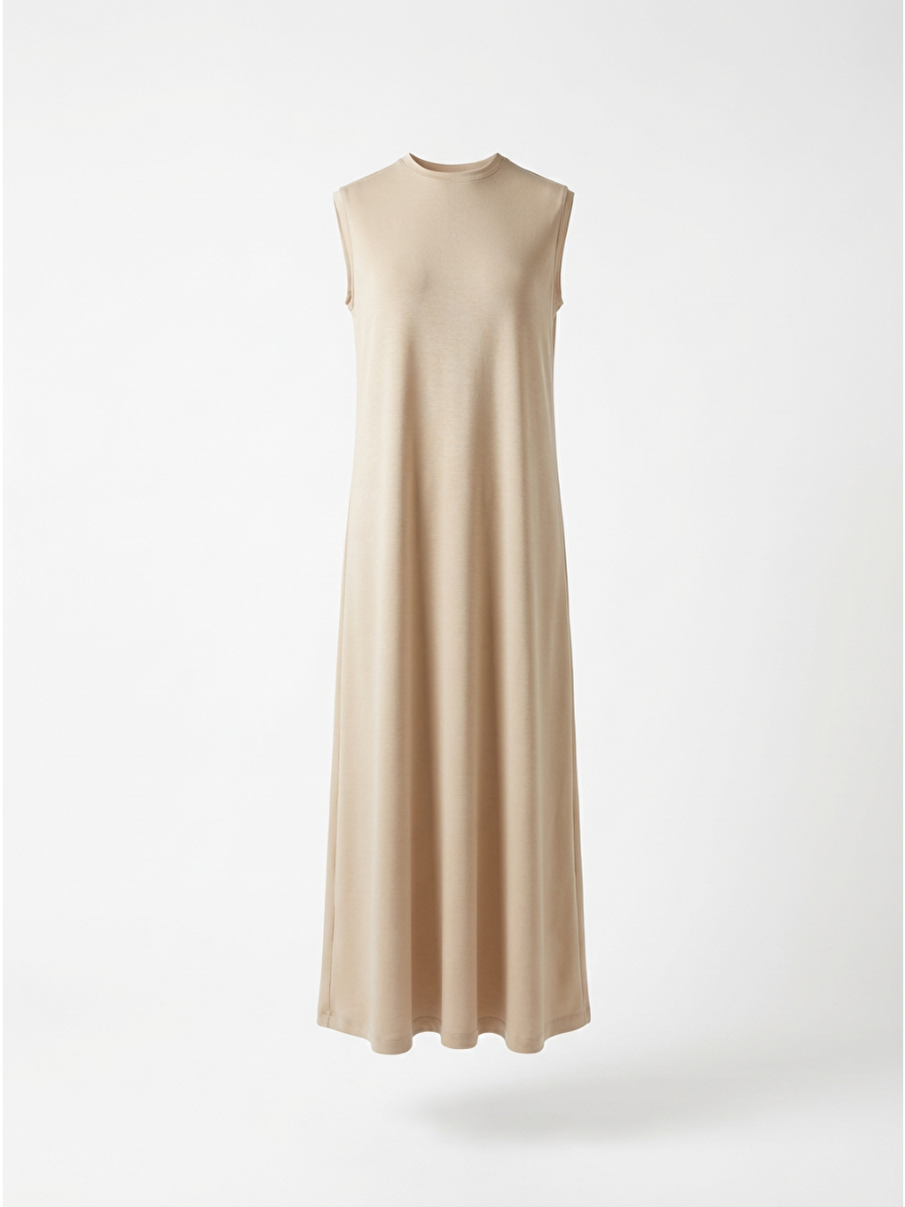 Bej-İki Parçalı Elbise-4