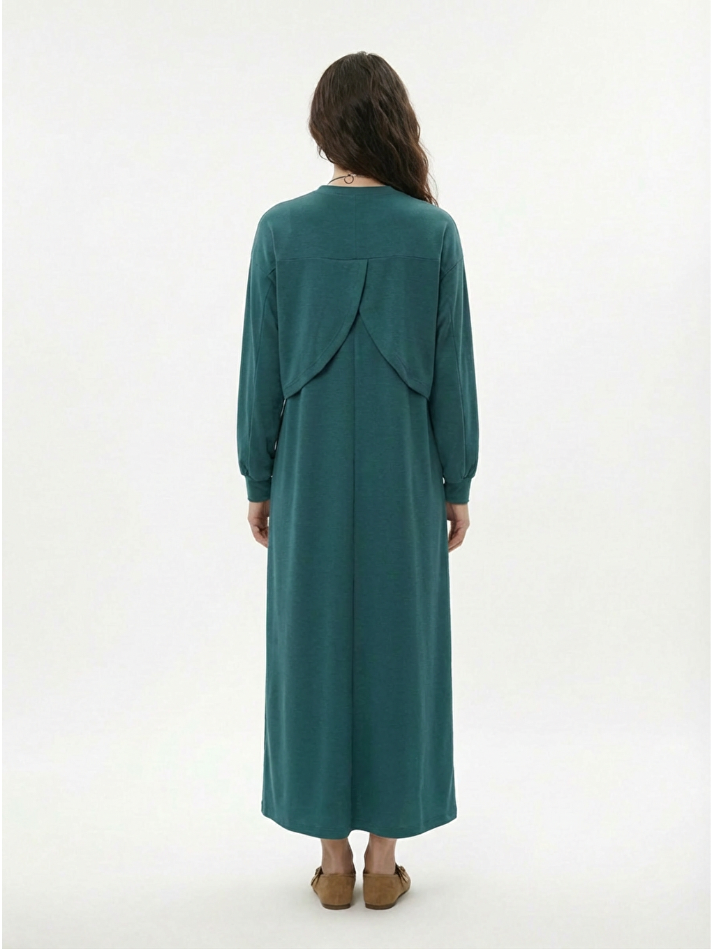 Yeşil-İki Parçalı Elbise-1