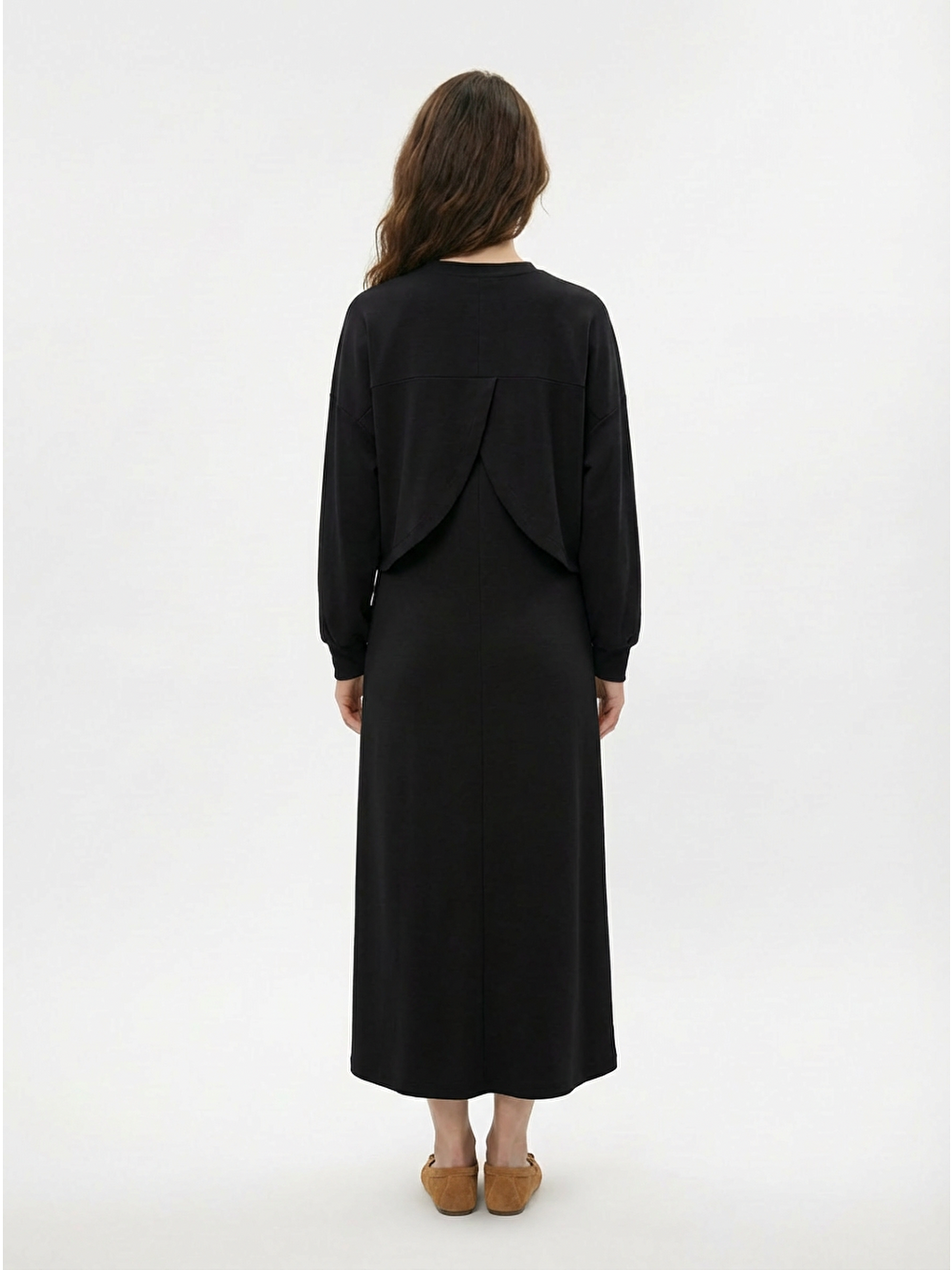 Siyah-İki Parçalı Elbise-1