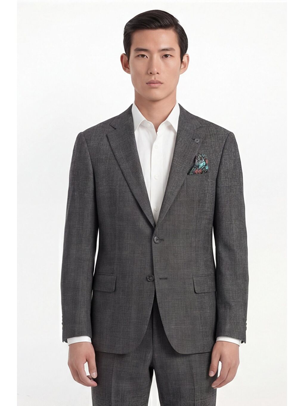 Erkek 4 Drop Klasik Siyah Tam Astarlı Takım Elbise