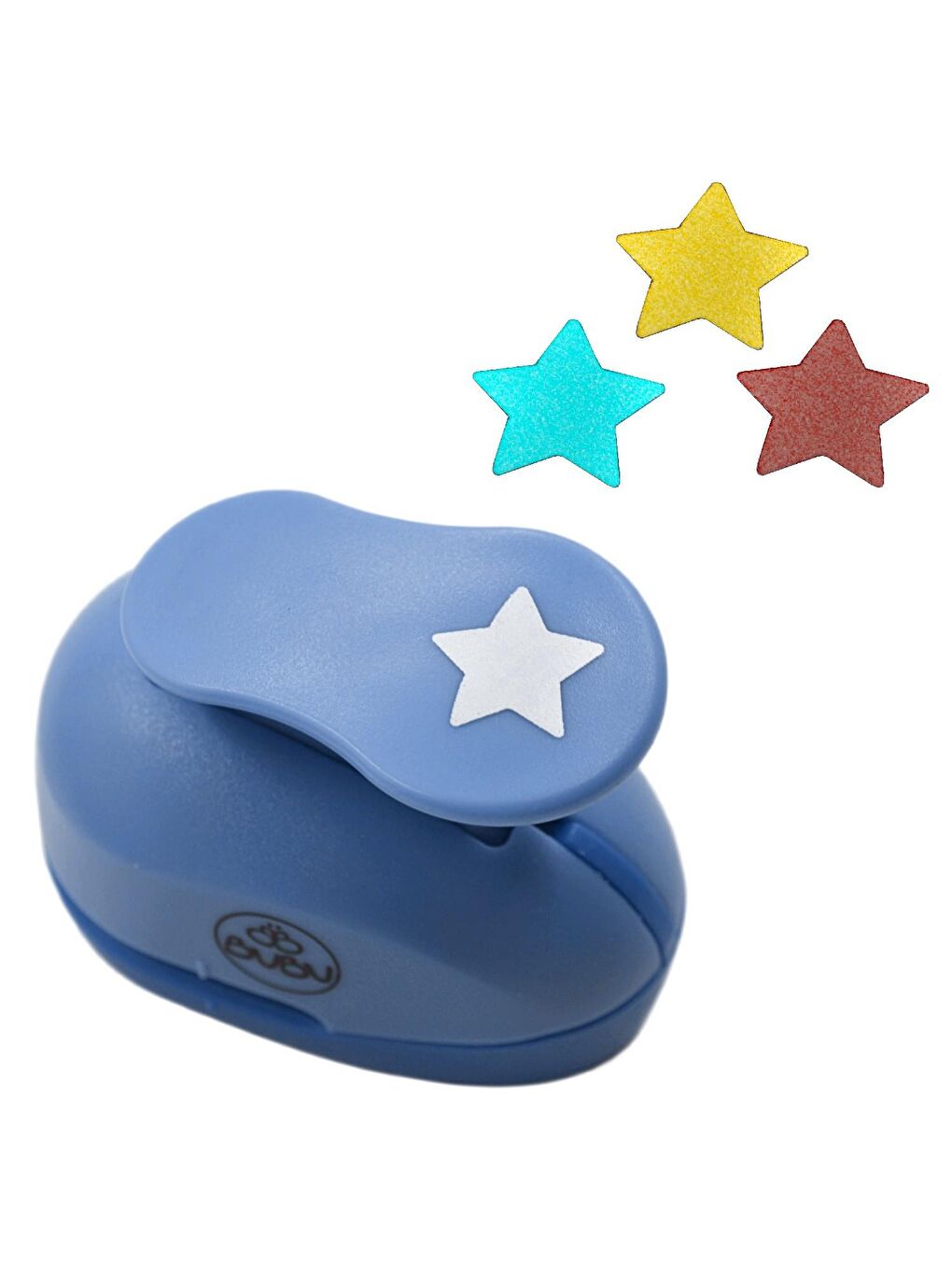 Şekilli Eva Ve Kağıt Delgeci 1 İnc (BUBU-00020) Mavi