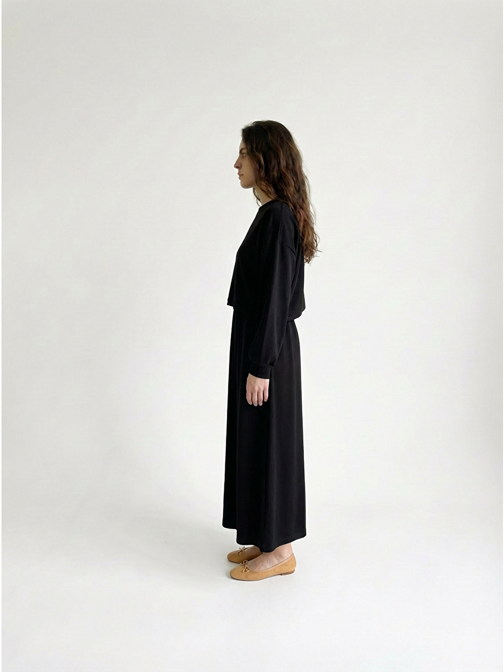 Siyah-İki Parçalı Elbise-2