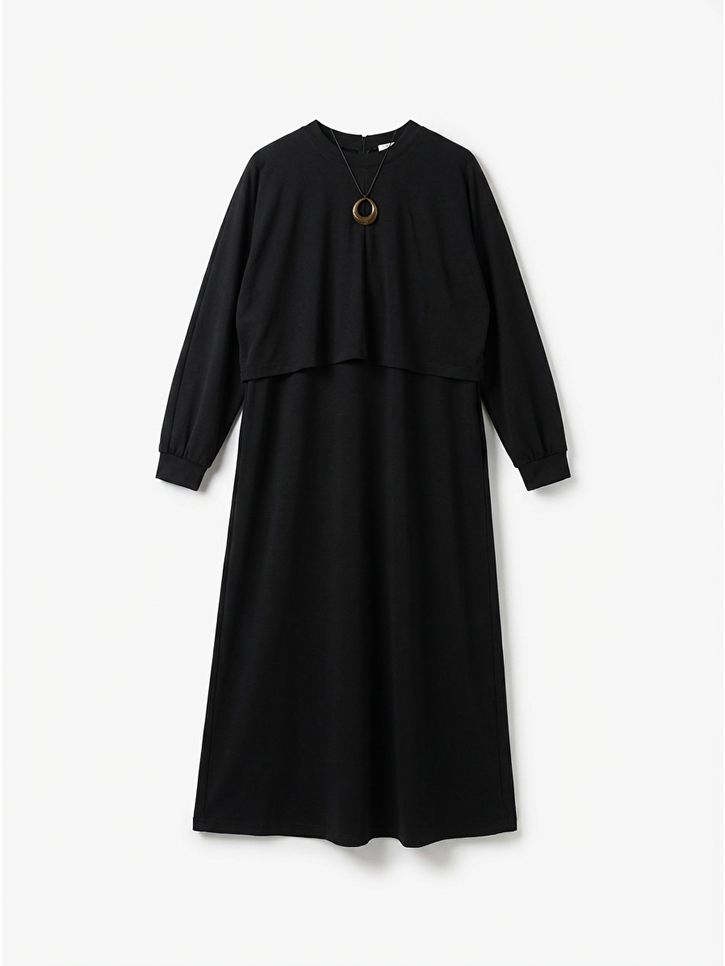 Siyah-İki Parçalı Elbise-3