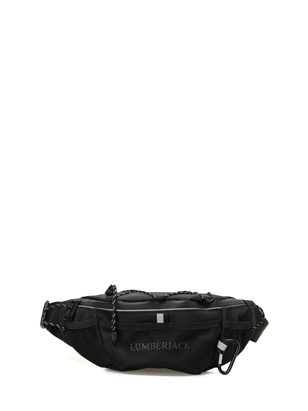 REFLECTOR BLACK WAIST 5PR Siyah Unisex Bel Çantası
