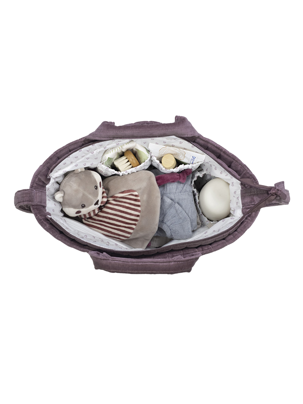 Cherry Bebek Bakım Çantası Velvet-7