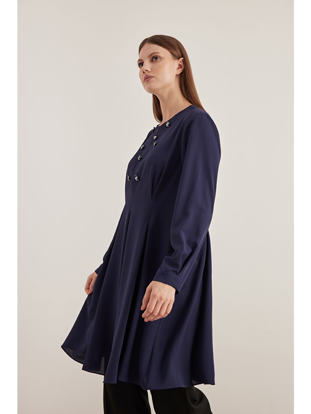 Lacivert 15760112 Tunik-5