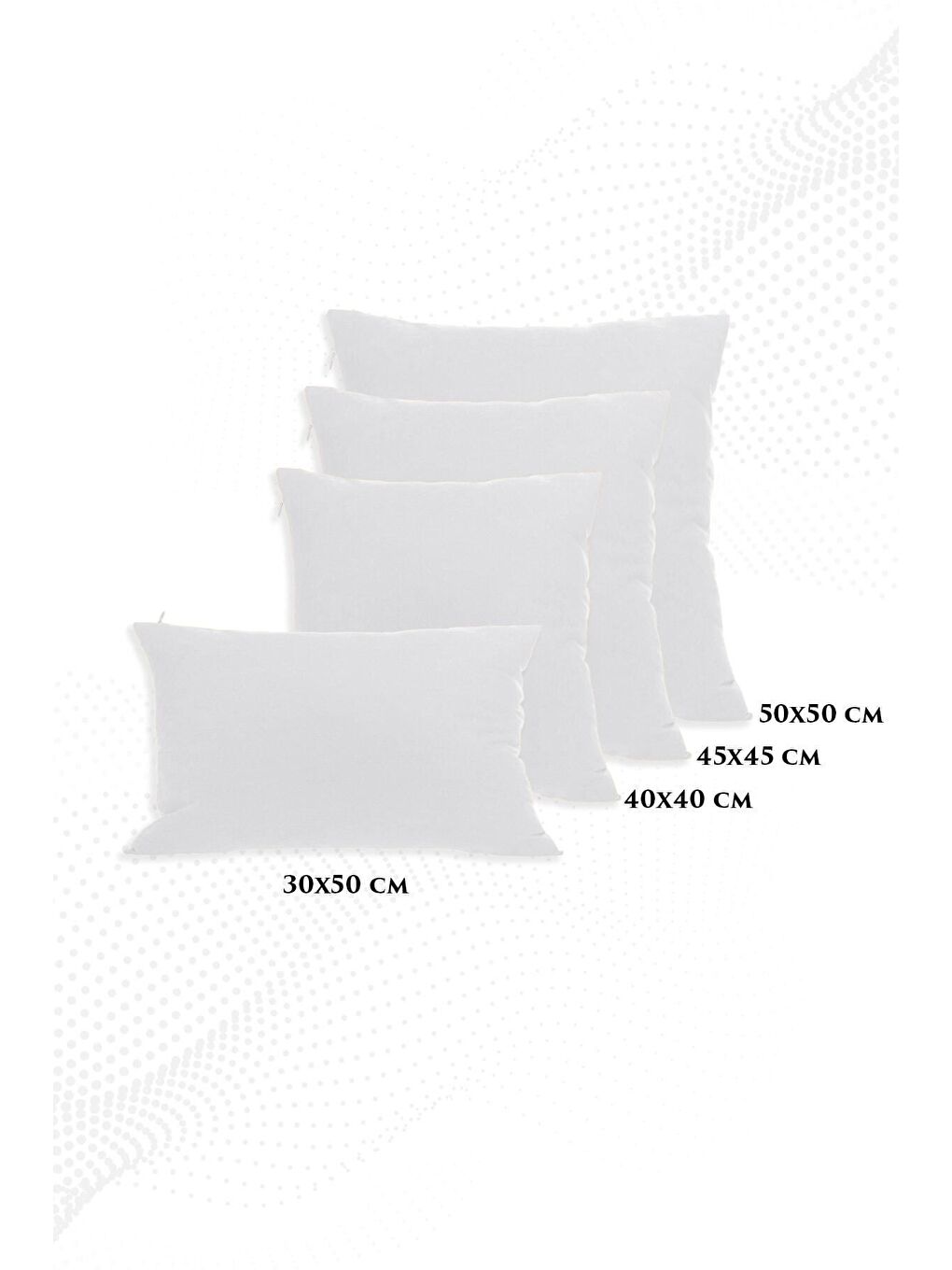 Panoroma Süet Dokulu Düz Punch (Panç) İçin Uygun Beyaz 45X45 Dekoratif Kırlent Kılıfı-5