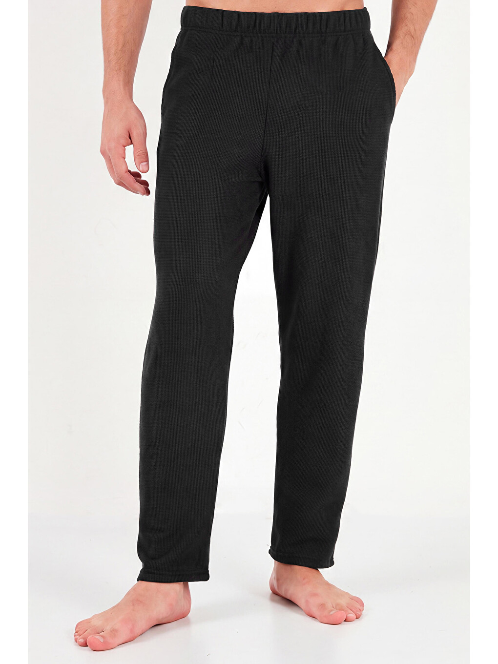 Bordo Ultra Soft Düğmeli Bisiklet Yaka Pijama Takımı 6575011-5