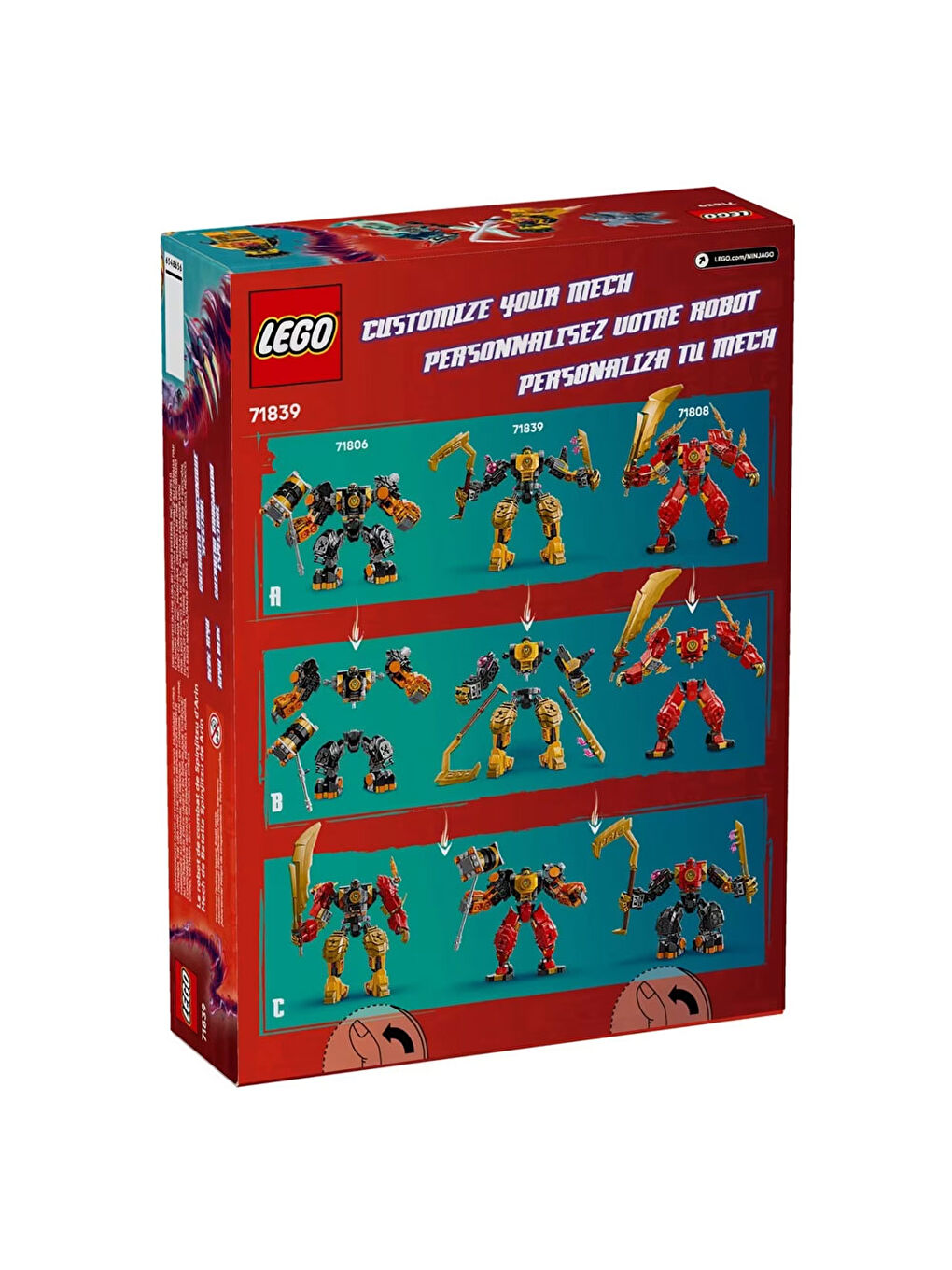 Ninjago Arin Spinjitzu Savaş Makinesi 71839-1